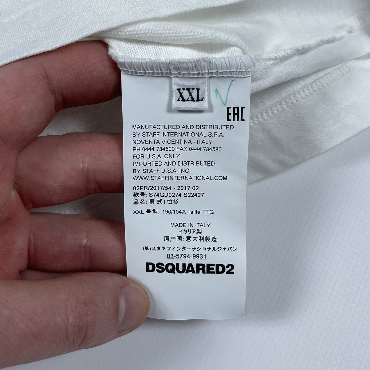 Dsquared2 Dsquared2 T-Shirt big logo Size US XL / EU 56 / 4 - 8 Thumbnail