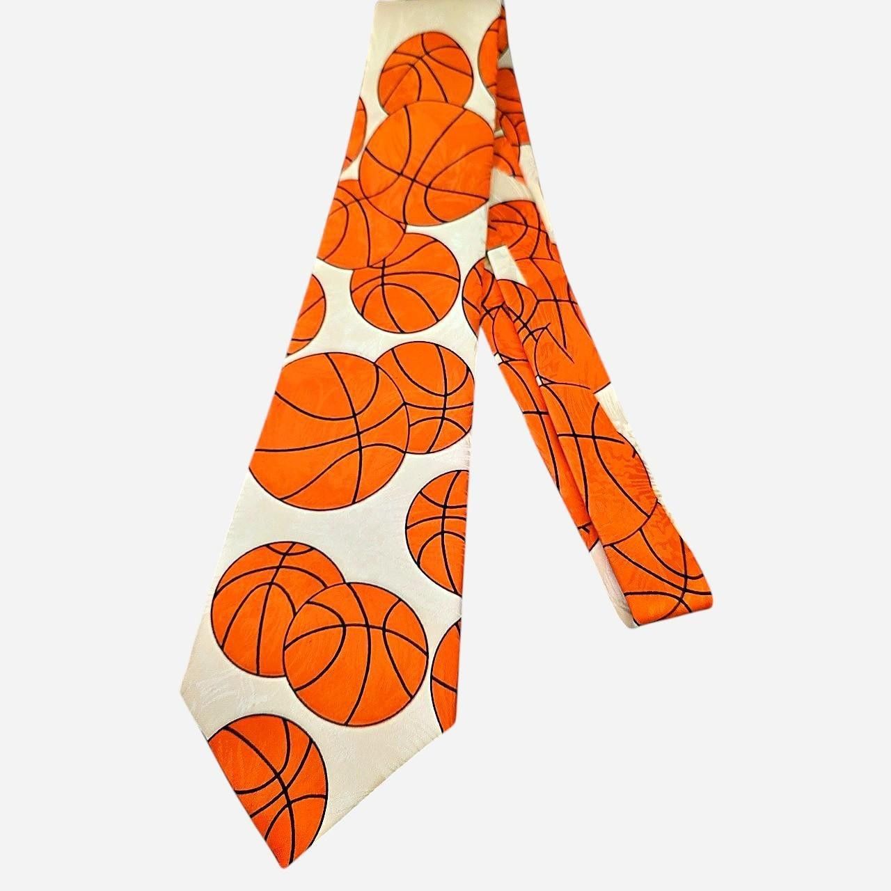 Other A. Rogers Basketball Polyester Neck Tie Size ONE SIZE - 1 Thumbnail