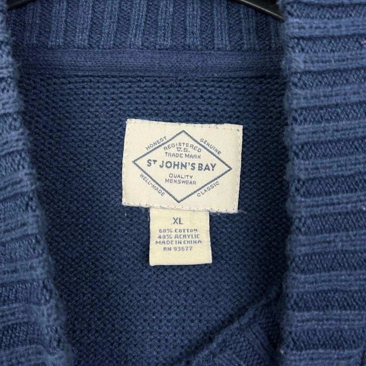 St. Johns Bay St Johns Bay XL Quarter Zip Sweater Fair Isle Cotton Blend Size US XL / EU 56 / 4 - 5 Thumbnail