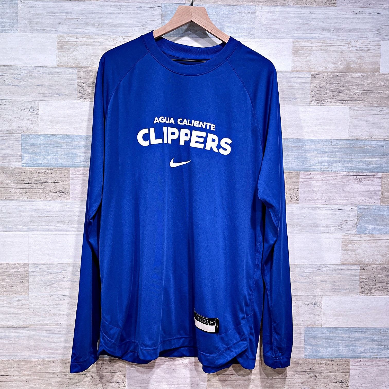Aqua Caliente San Diego Clippers NBA Nike Raglan Jersey LT
