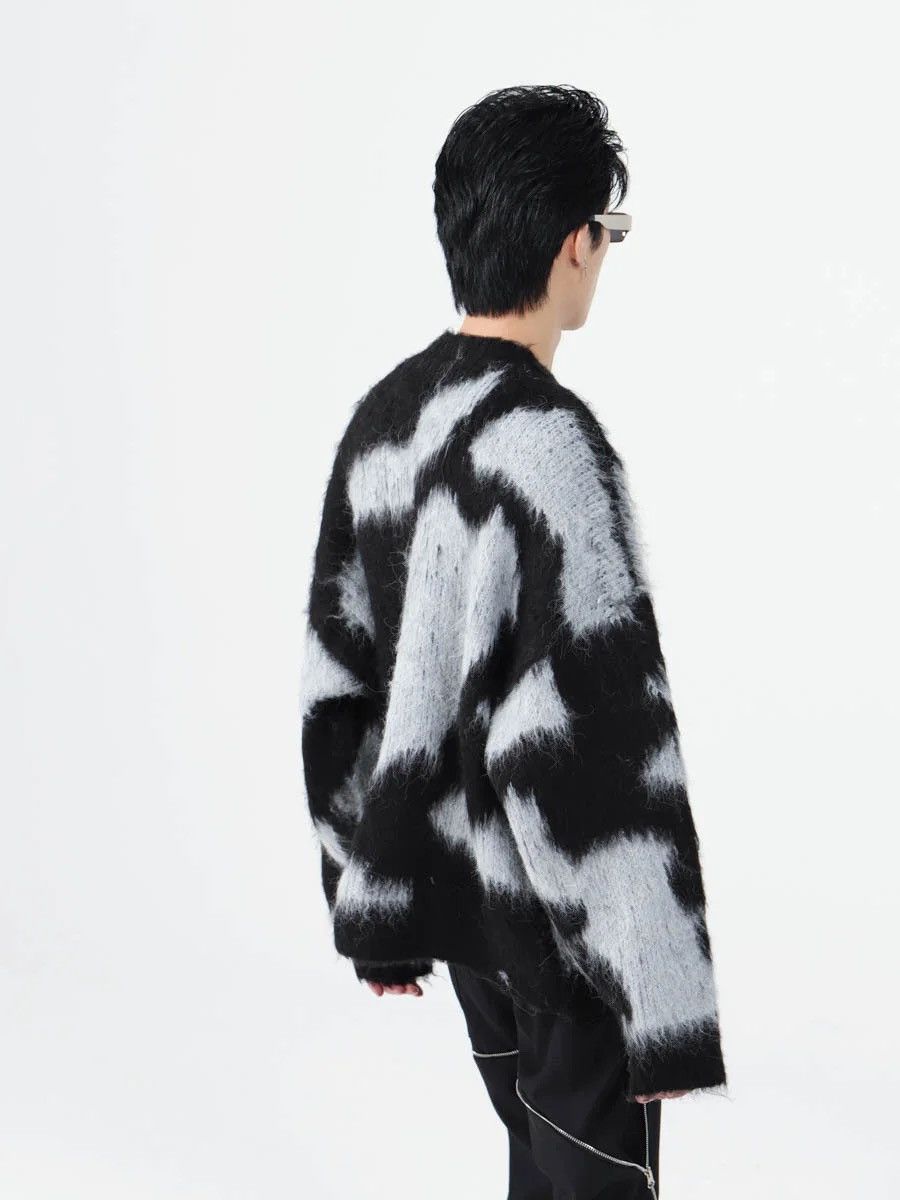 Japanese Brand × Vintage Knit streetwear sweater pullover y2k style oversized Size US XXL / EU 58 / 5 - 5 Thumbnail