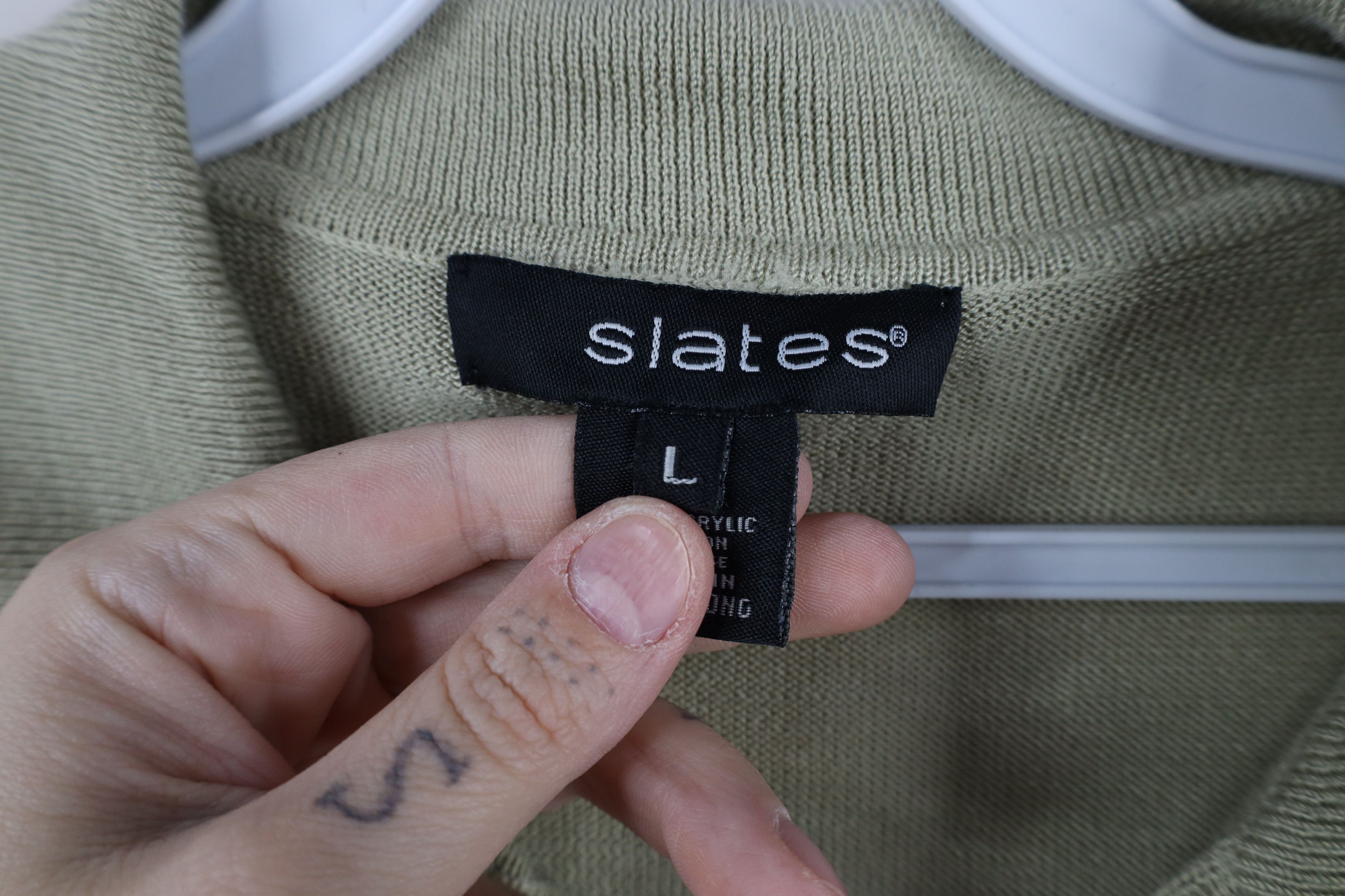 Vintage Vintage 90s Streetwear Ribbed Knit Collared Polo Shirt Size US L / EU 52-54 / 3 - 5 Thumbnail