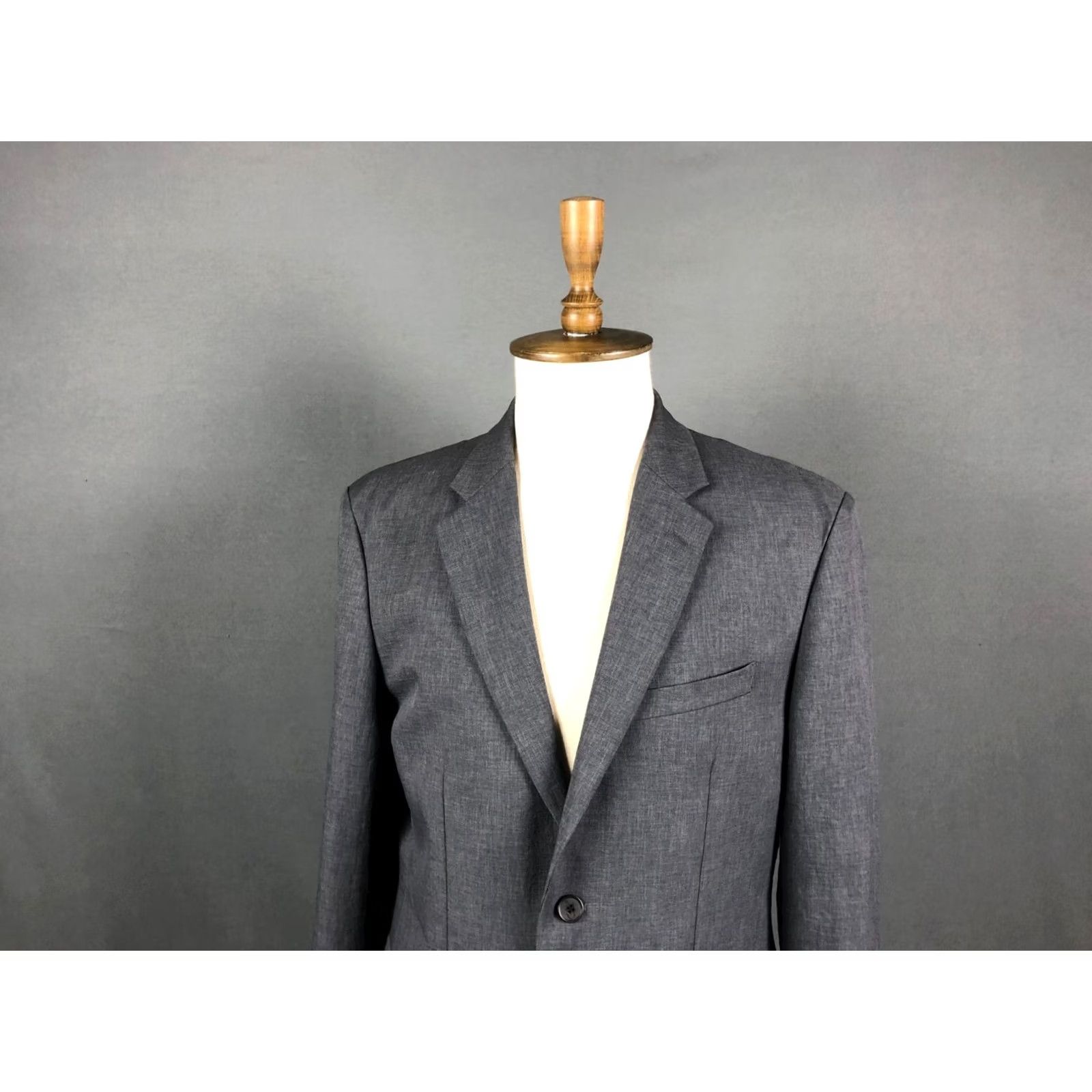 Vintage J.W. Anderson Blazer Polyester Gray Men Size L Size 42R - 4 Thumbnail