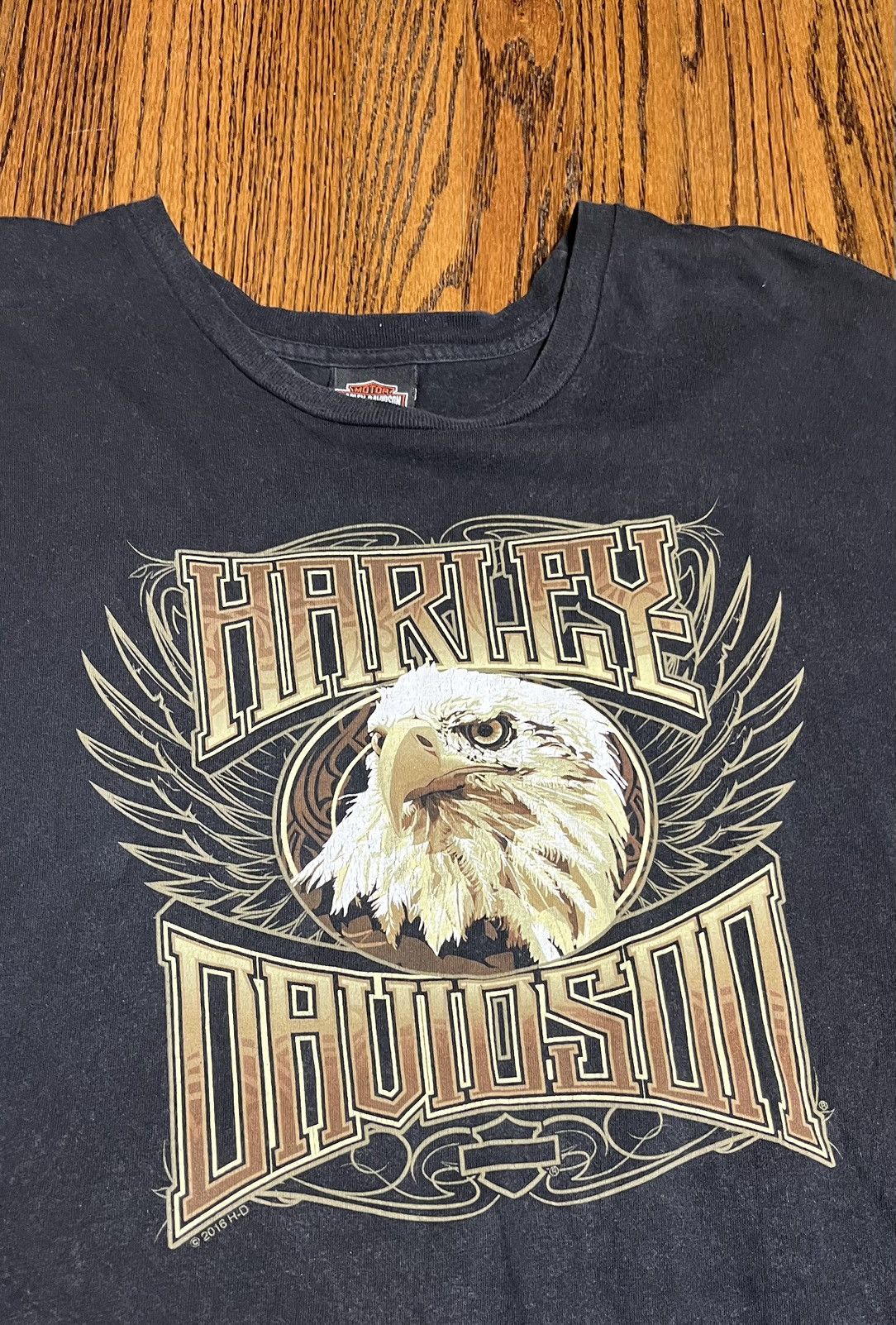 Harley Davidson Harley Davidson T-shirt Bald Eagle Powertrain Operations 3XL Size US XXL / EU 58 / 5 - 2 Thumbnail