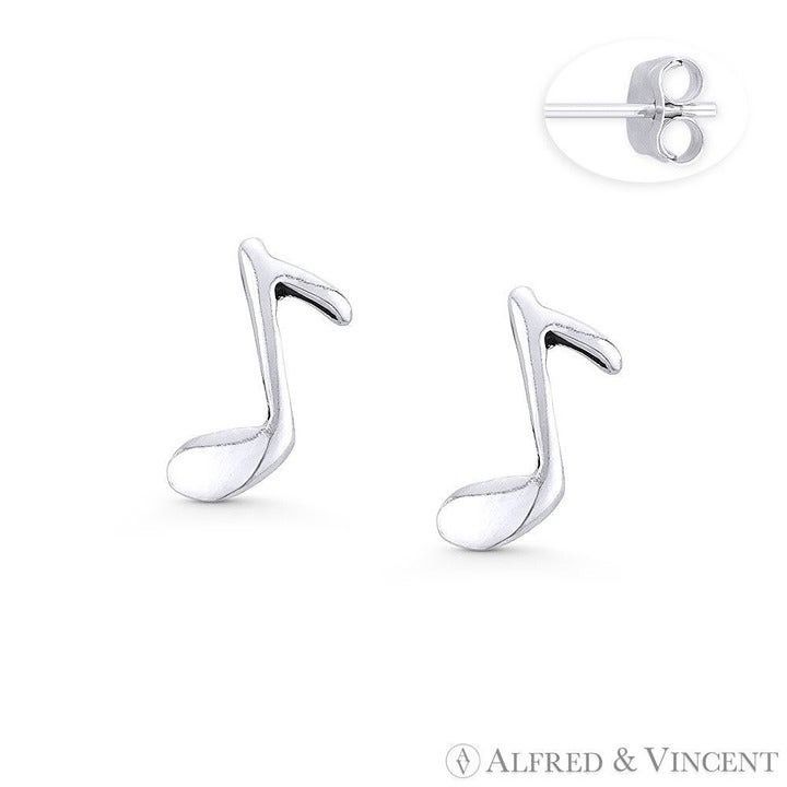 Other Single Note Musician Charm Stud Earrings Size ONE SIZE - 1 Preview