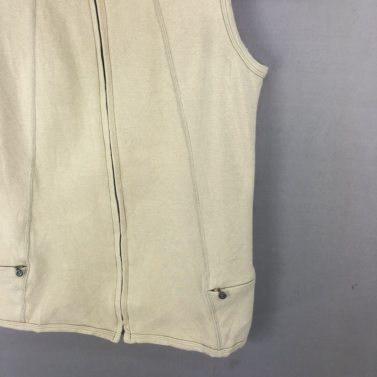 Marithe + Francois Girbaud Vintage 00’s MFG Punk Emo Sleeveless Hoodie Size XS / US 0-2 / IT 36-38 - 3 Thumbnail