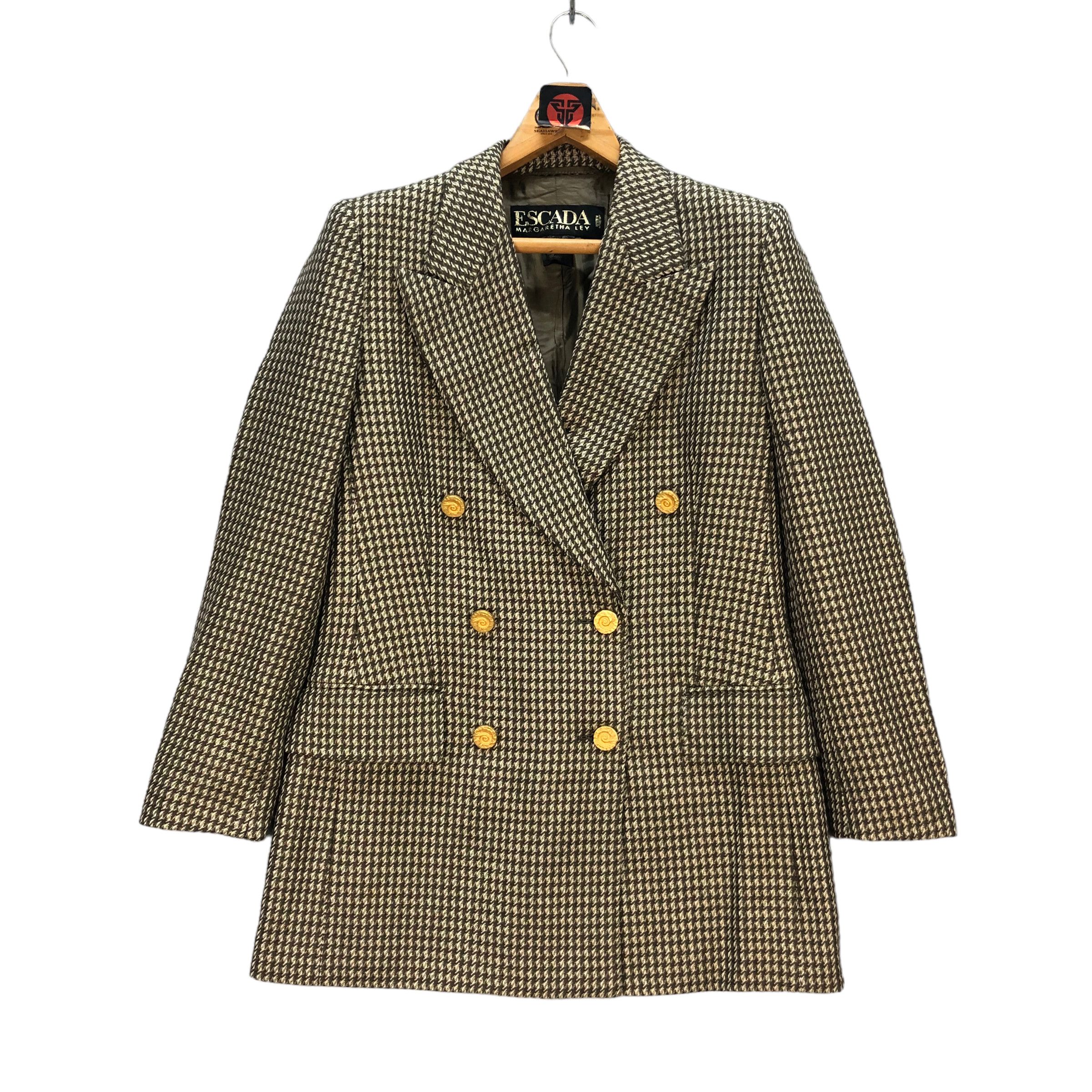 Escada ESCADA MARGARETHA LEY WOOL SUIT JACKET #7305-127 Size S / US 4 / IT 40 - 1 Thumbnail