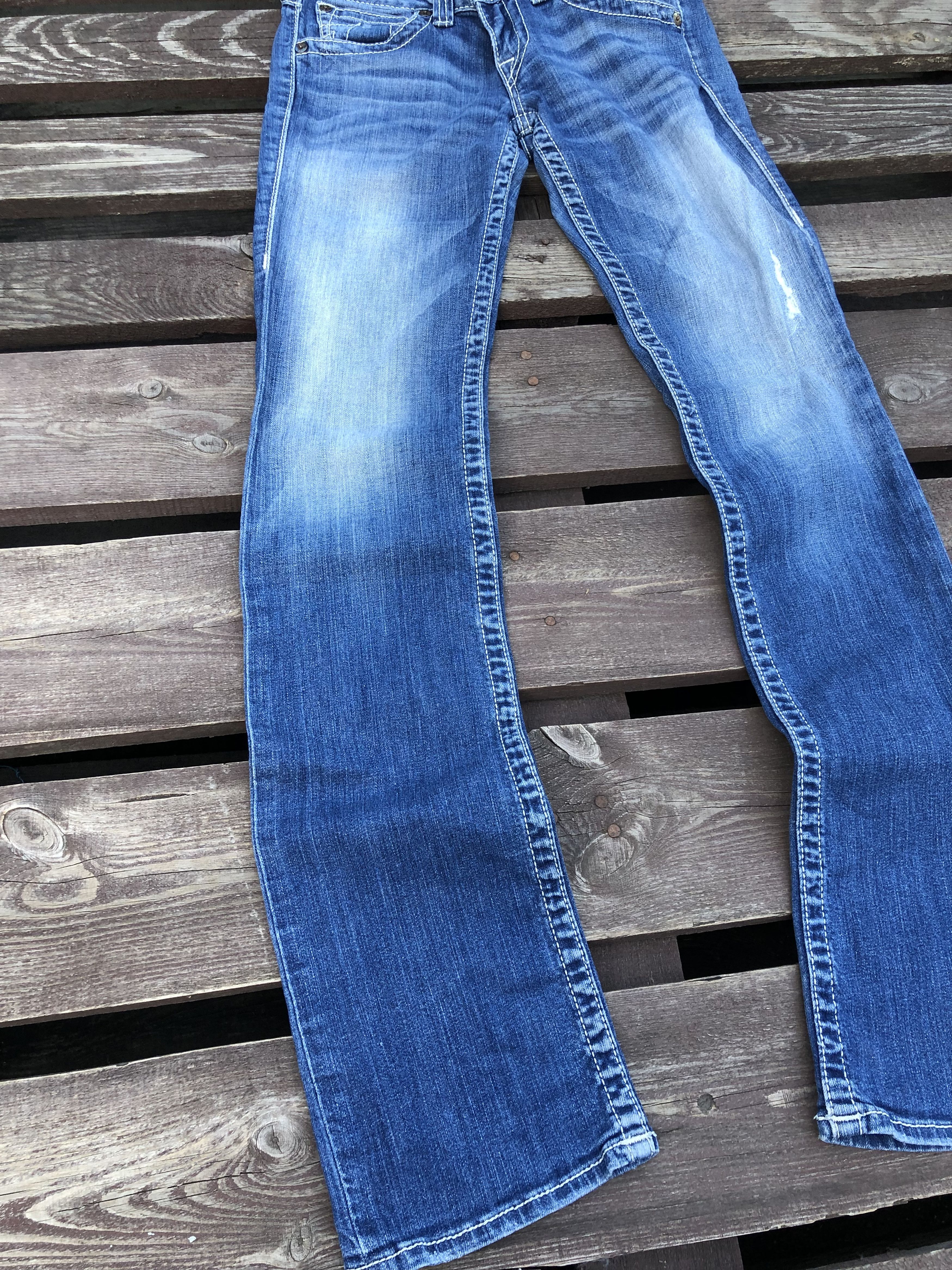 True Religion Vintage Y2K True Religion Straight Denim Jeans Size 28 Size 28" / US 6 / IT 42 - 10 Thumbnail