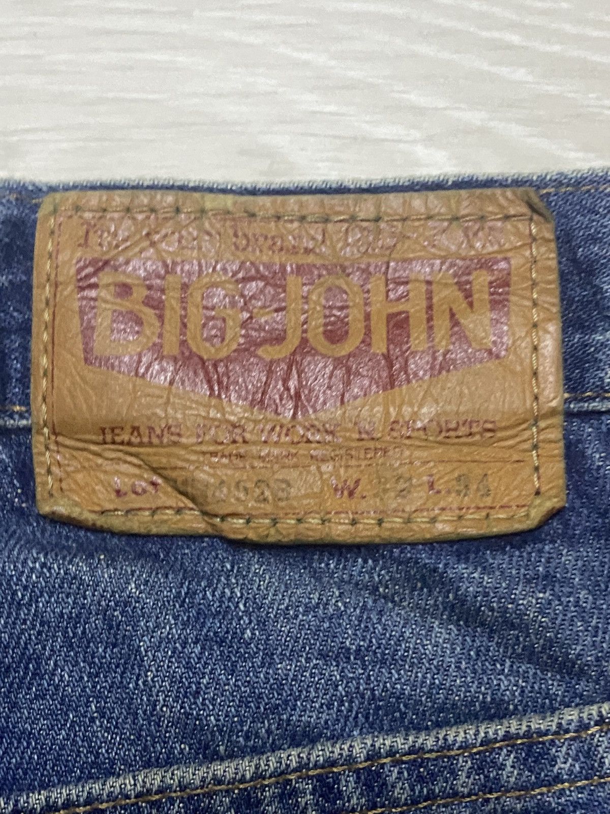 Big John Big John Full Button Distressed Super Flare Bush Pants Size US 33 - 8 Thumbnail