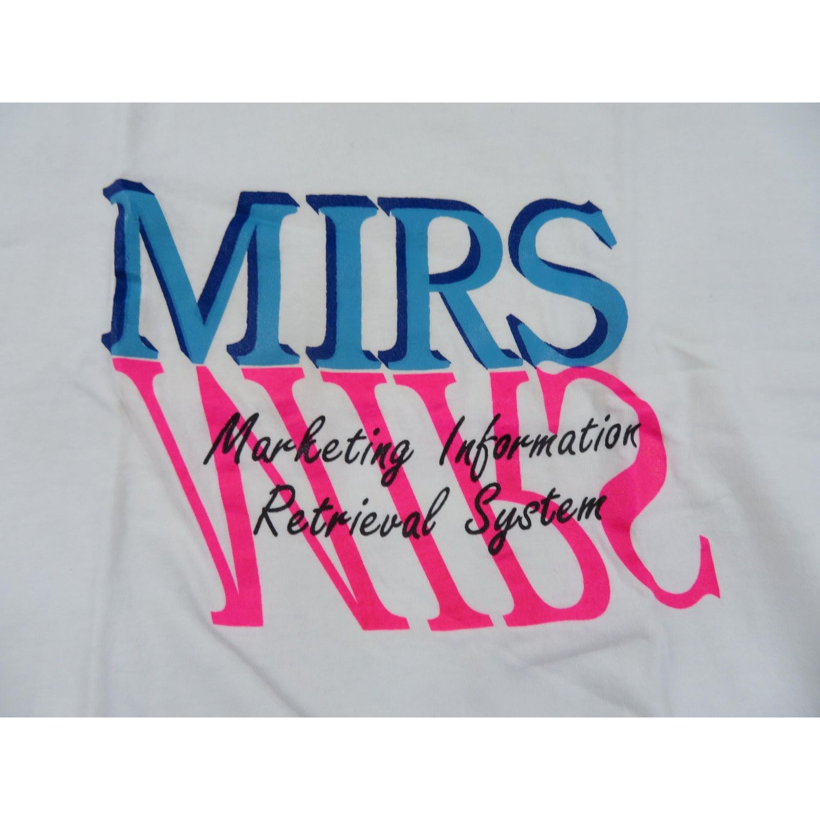 Russell Athletic Mirs T-shirt, Marketing Information System, White 2XL 1990s Size US XXL / EU 58 / 5 - 2 Thumbnail