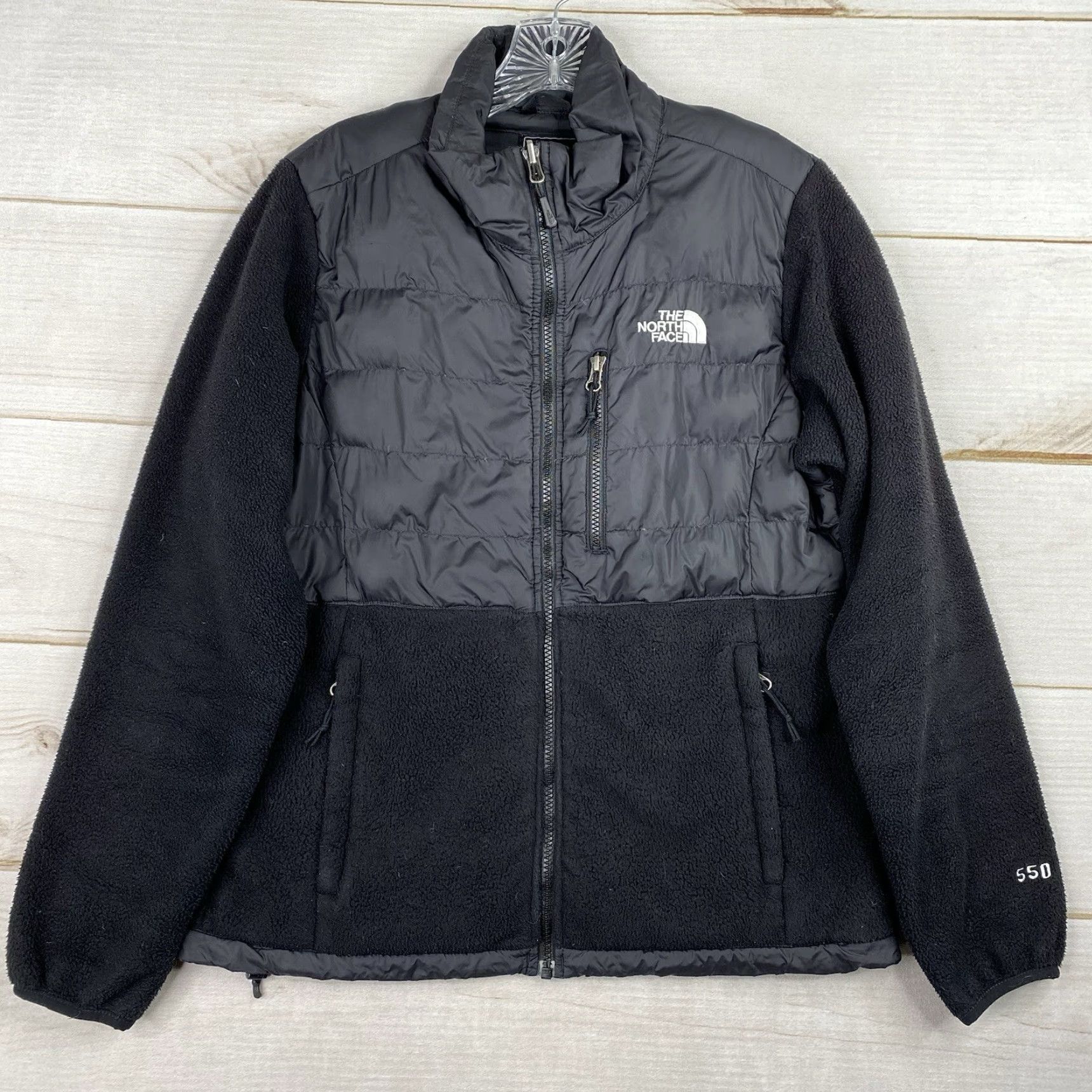 The North Face The North Face Denali Jacket Womens M Black Polartec Down Fleece Zip Winter Ski Size M / US 6-8 / IT 42-44 - 2 Thumbnail