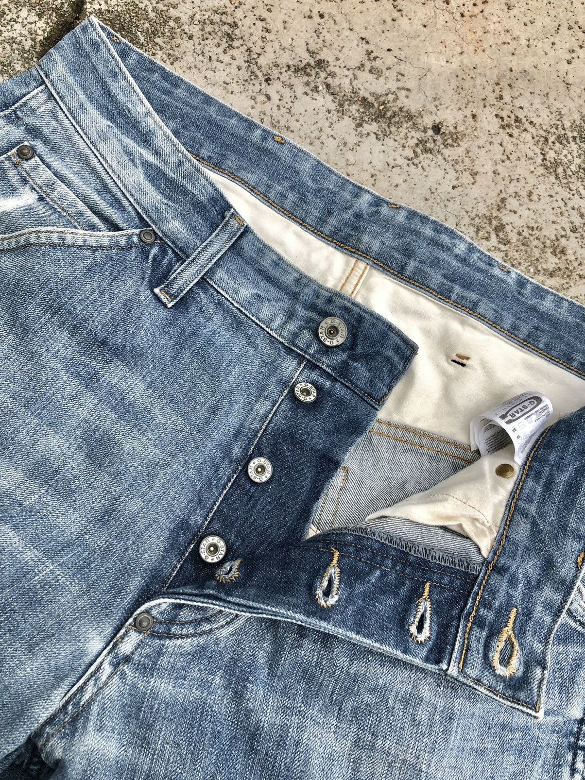 G-Star VINTAGE GSTAR BIKERS DENIM Size US 33 - 3 Thumbnail