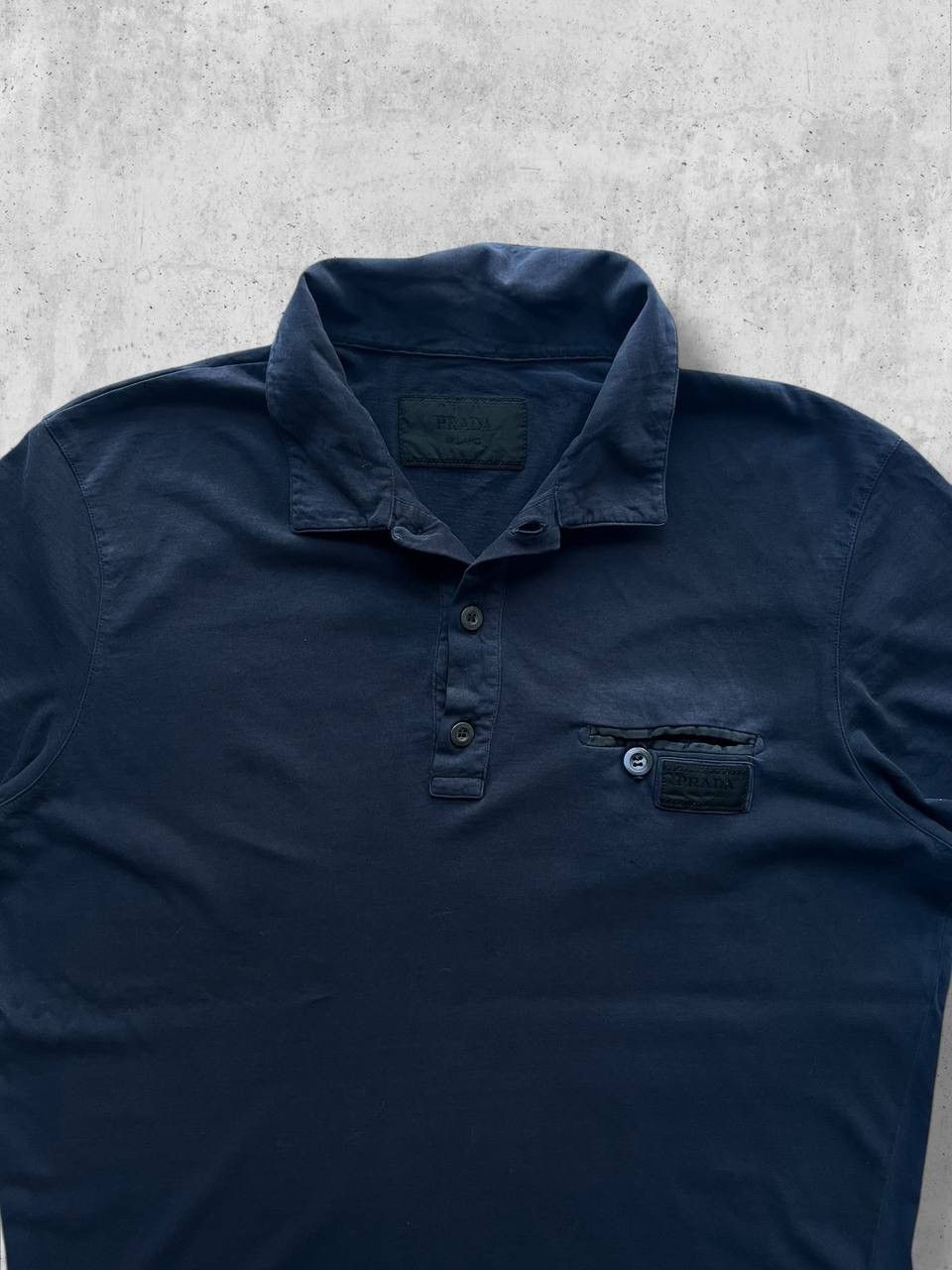 Prada PRADA BLACK Label Logo polo t shirt tee vintage M Size US M / EU 48-50 / 2 - 2 Thumbnail