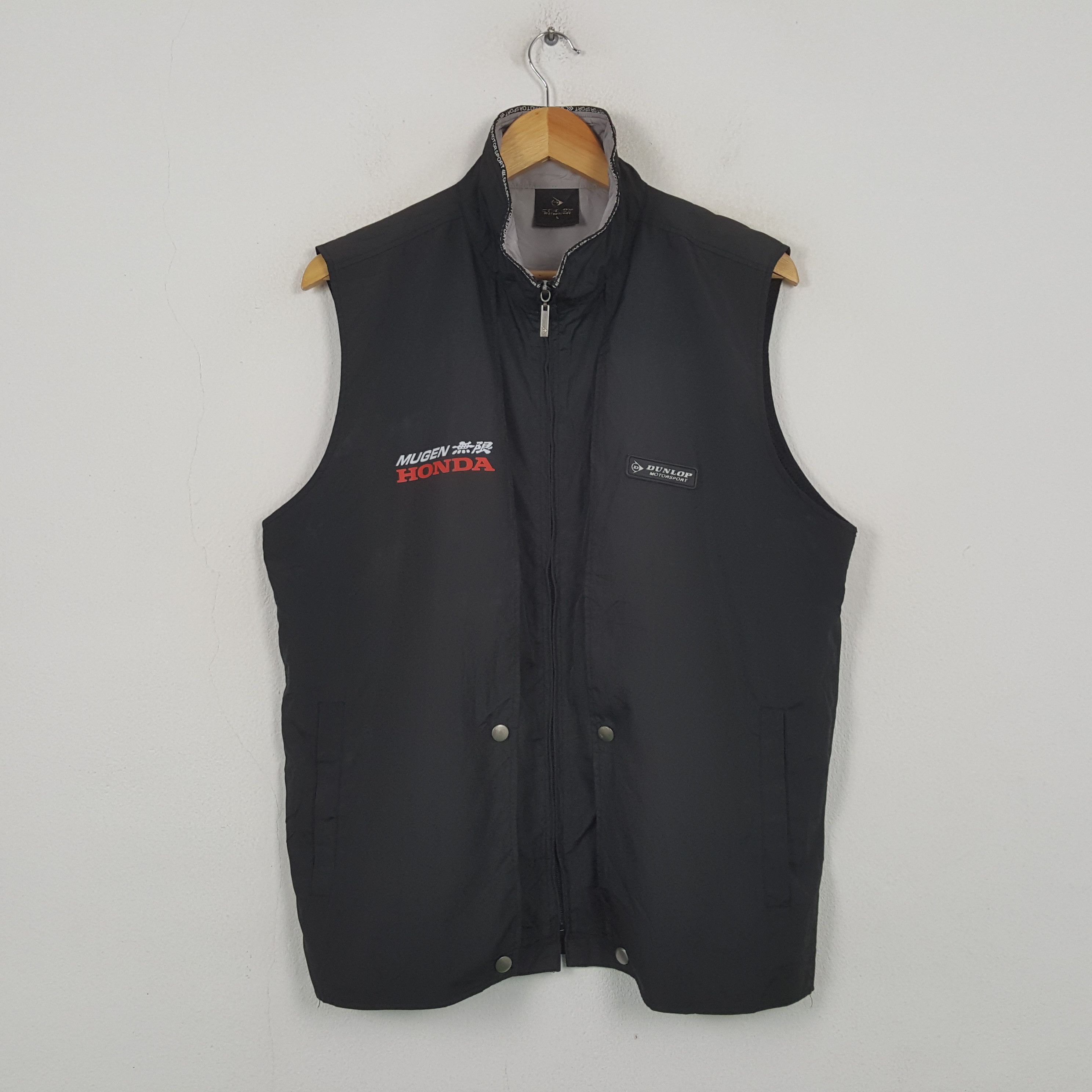 Japanese Brand Vintage Mugen Honda Japan Racing Custom Vest RR8 Size US L / EU 52-54 / 3 - 3 Thumbnail