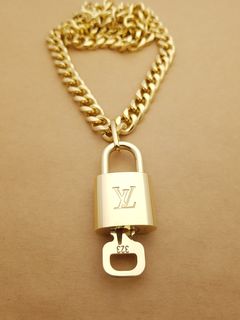 Louis Vuitton, Bags, Louis Vuitton Lock 323 Without Key Includes Gold  Chain