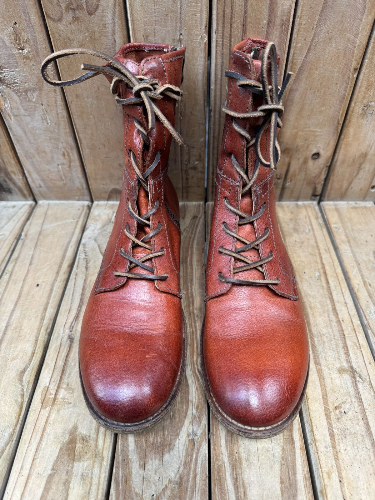 A.S.98 A.s 98 Red boho Women’s leather boots EUR 41 USA 9.5-10 UK 8 Size US 11 / IT 41 - 5 Thumbnail