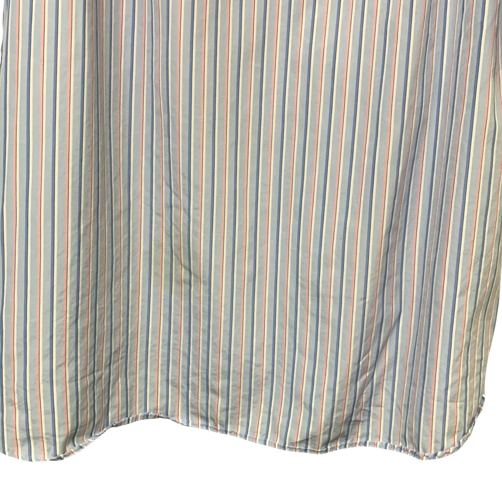 Burberry Burberry London Striped Blue Pink Button Up Down Shirt 44 Size US XL / EU 56 / 4 - 9 Thumbnail