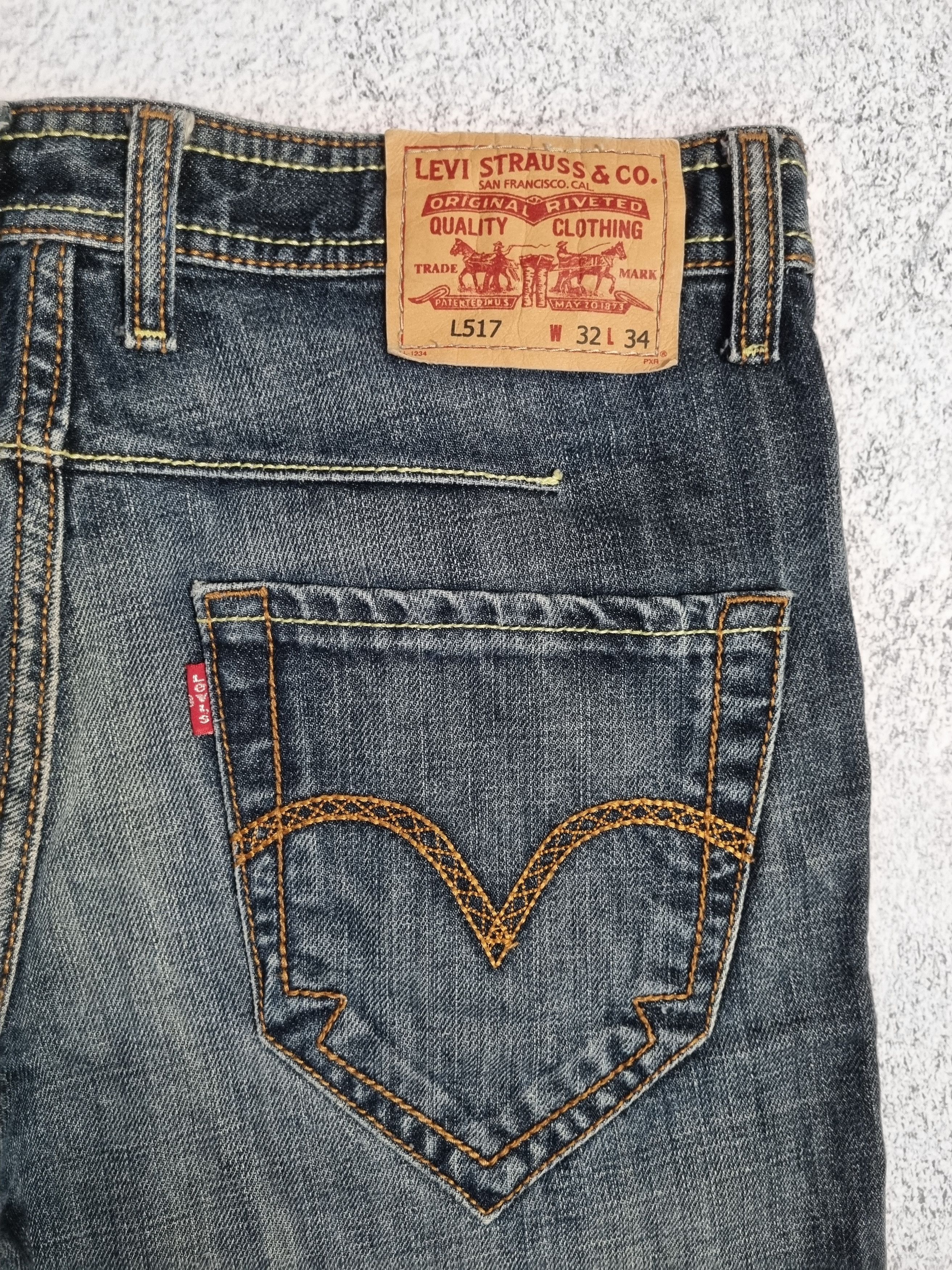 Levi's Levi's L517 Vintage Bootcut Denim Jeans Size US 31 - 3 Thumbnail