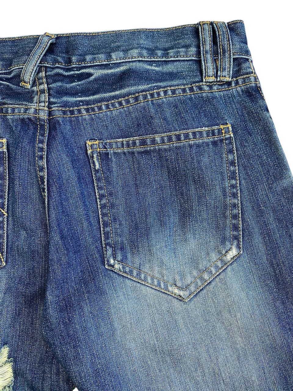 Japanese Brand 2000’s Y2K NO ID Thrashed Slim Straight Denim Size US 32 / EU 48 - 11 Thumbnail
