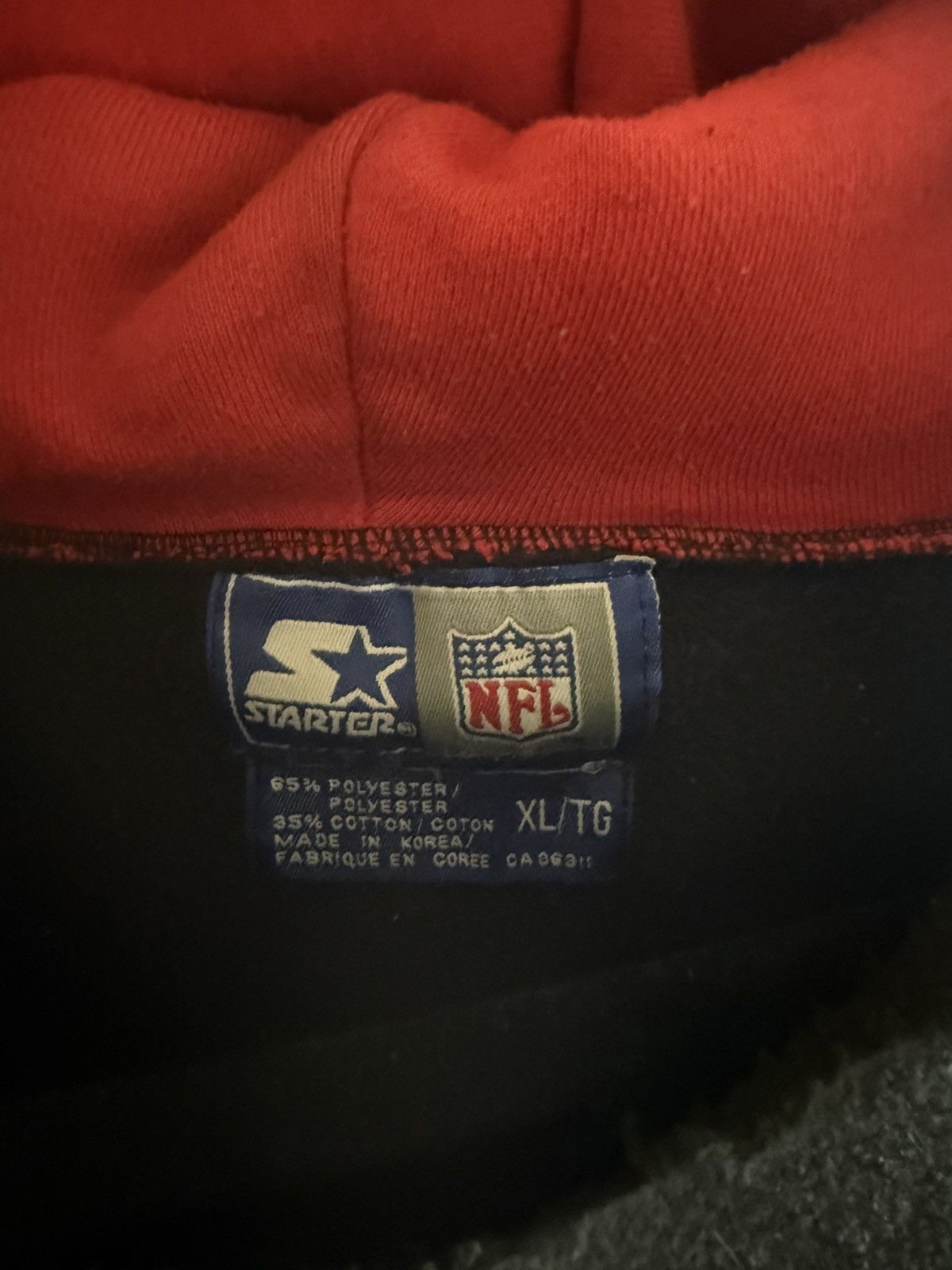 NFL × Starter SF 49ers Starter Hoodie Size US XL / EU 56 / 4 - 4 Thumbnail