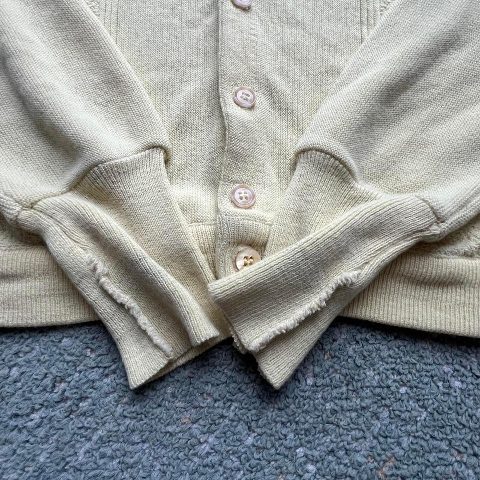 Jantzen 1960s Jantzen Wool Cardigan Button Up Sweater Size Medium Size XL / US 12-14 / IT 48-50 - 4 Thumbnail