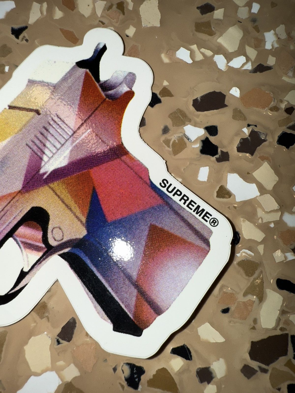 Supreme Supreme Mendini Gun Sticker Size ONE SIZE - 2 Thumbnail