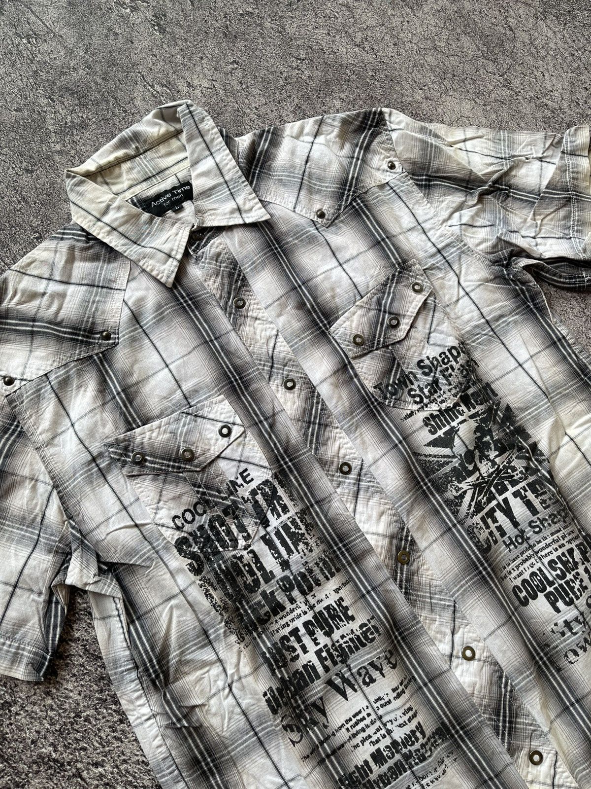 Japanese Brand Y2K Active Time Punk ifsixwaxnine shirt Size US M / EU 48-50 / 2 - 1 Thumbnail