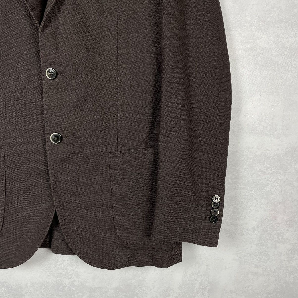 Boggi Boggi Milano Men’s Two Buttons Cotton Blazer Jacket Size 48R Size 48R - 6 Thumbnail