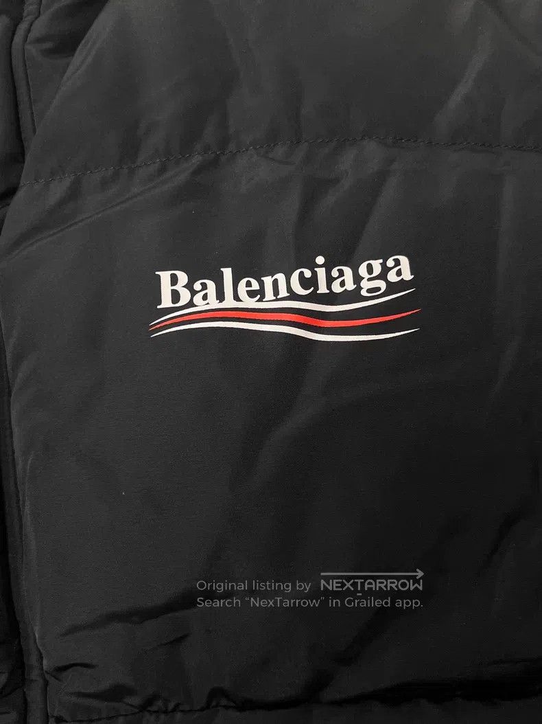 Balenciaga Balenciaga Solid Color Logo Printed Stand Collar Vest Size US S / EU 44-46 / 1 - 3 Thumbnail