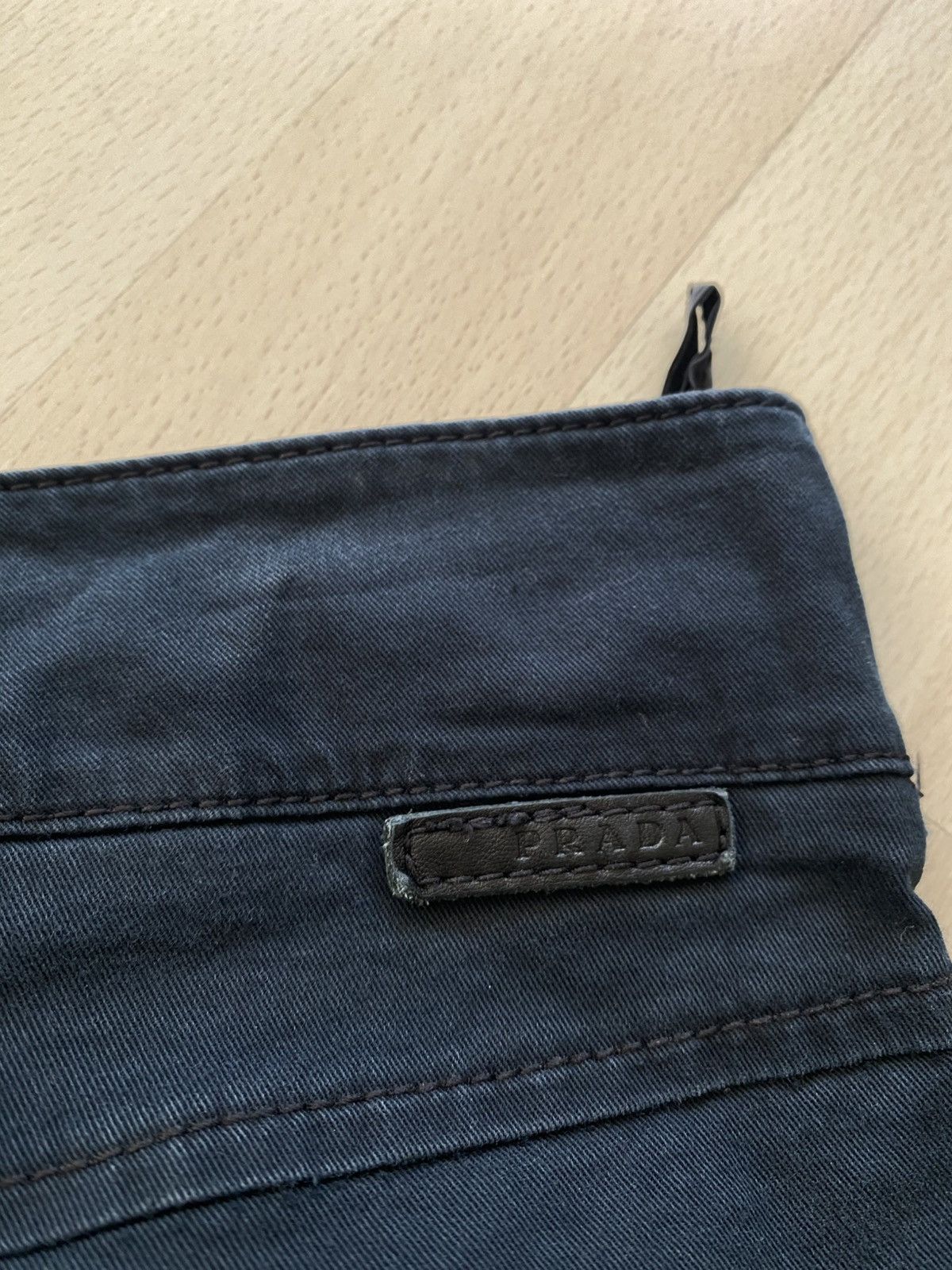 Prada Prada Vintage Black Tab Shorts Size US 31 - 9 Thumbnail