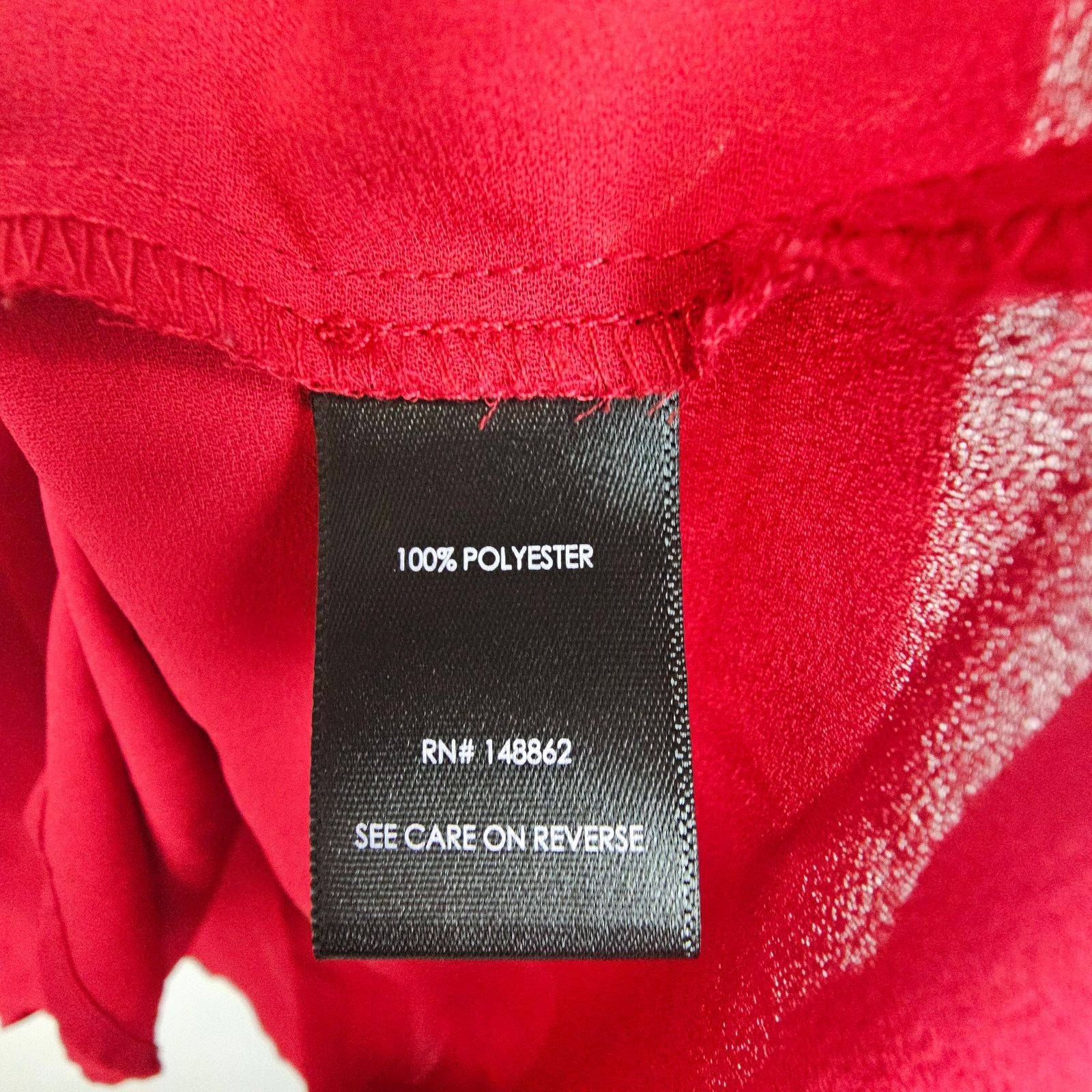 Corridor Torrid Harper Blouse Size 3X Red Holiday Christmas Xmas Size 3XL / US 20-22 - 7 Thumbnail