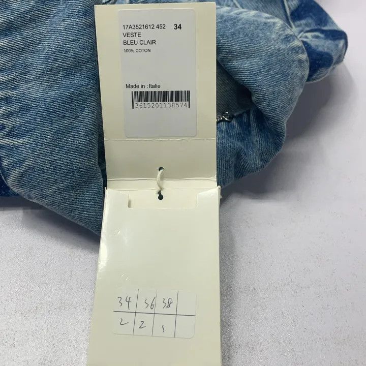 Givenchy Givenchy Givenchy Blue Denim Jacket with Star Print -2507 Size US S / EU 44-46 / 1 - 4 Thumbnail