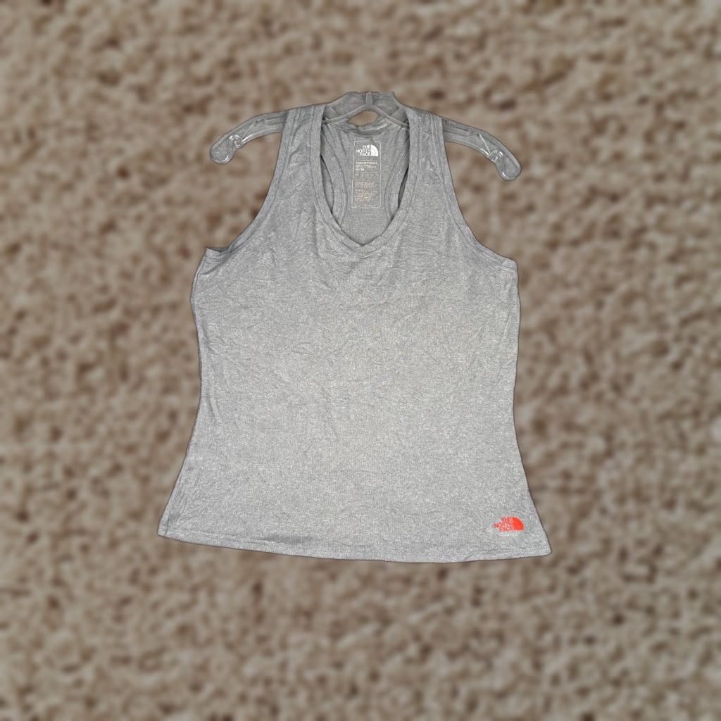 The North Face The North Face Shirt Women M Gray Tank Sleeveless Scoop Neck Polyester Gym Casual Regular Fit Sports Size M / US 6-8 / IT 42-44 - 1 Thumbnail