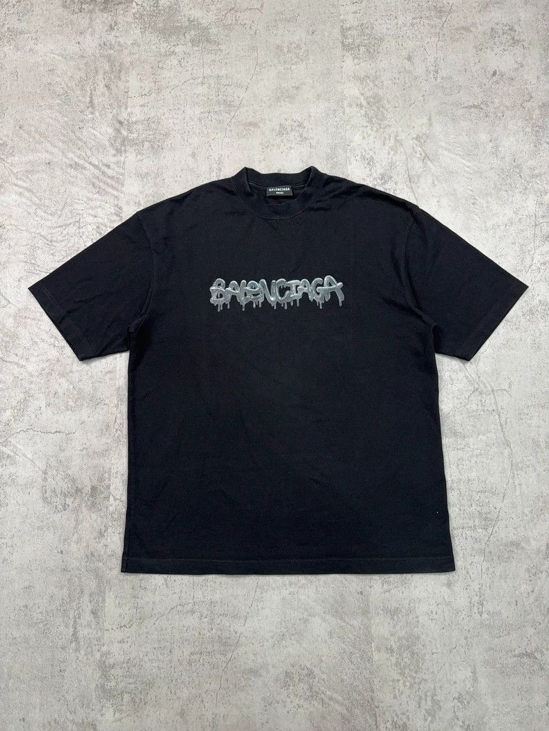 Balenciaga Balenciaga Mercury Jelly Graffiti Short Sleeve 2504-Nextarr Size US XS / EU 42 / 0 - 1 Thumbnail