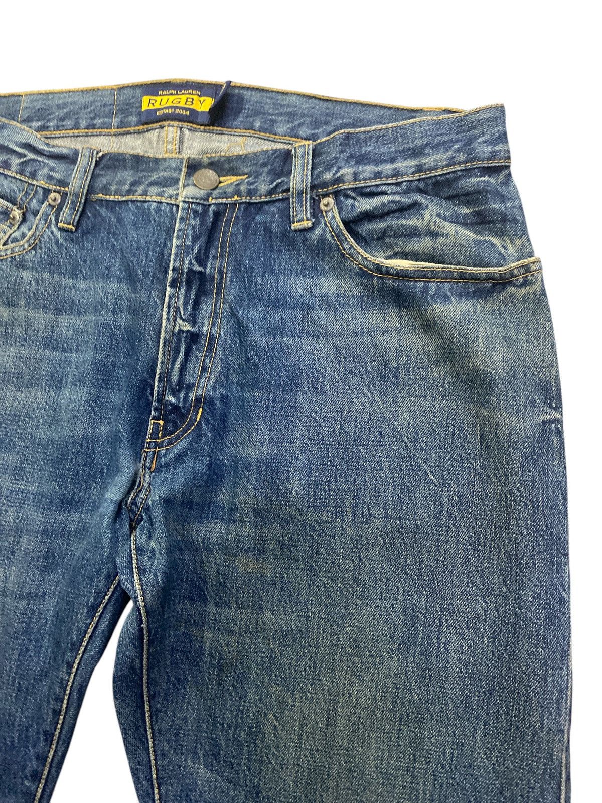 Ralph Lauren × Rugby Ralph Lauren × Vintage Ralph Lauren Rugby Selvedge Denim Size US 32 / EU 48 - 9 Thumbnail