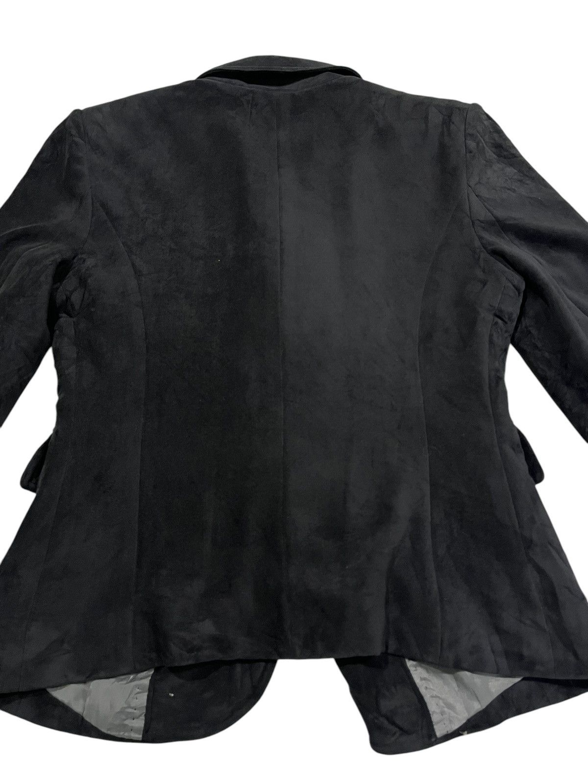 Beauty Beast INED By Yohji Yamamoto Velvet Button Up Blazer Size XS / US 0-2 / IT 36-38 - 15 Thumbnail