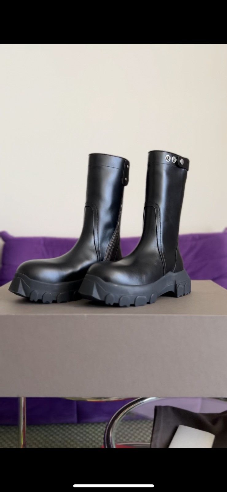 Rick Owens Rick Owens Creeper Platform Boots Size US 7 / EU 40 - 1 Thumbnail