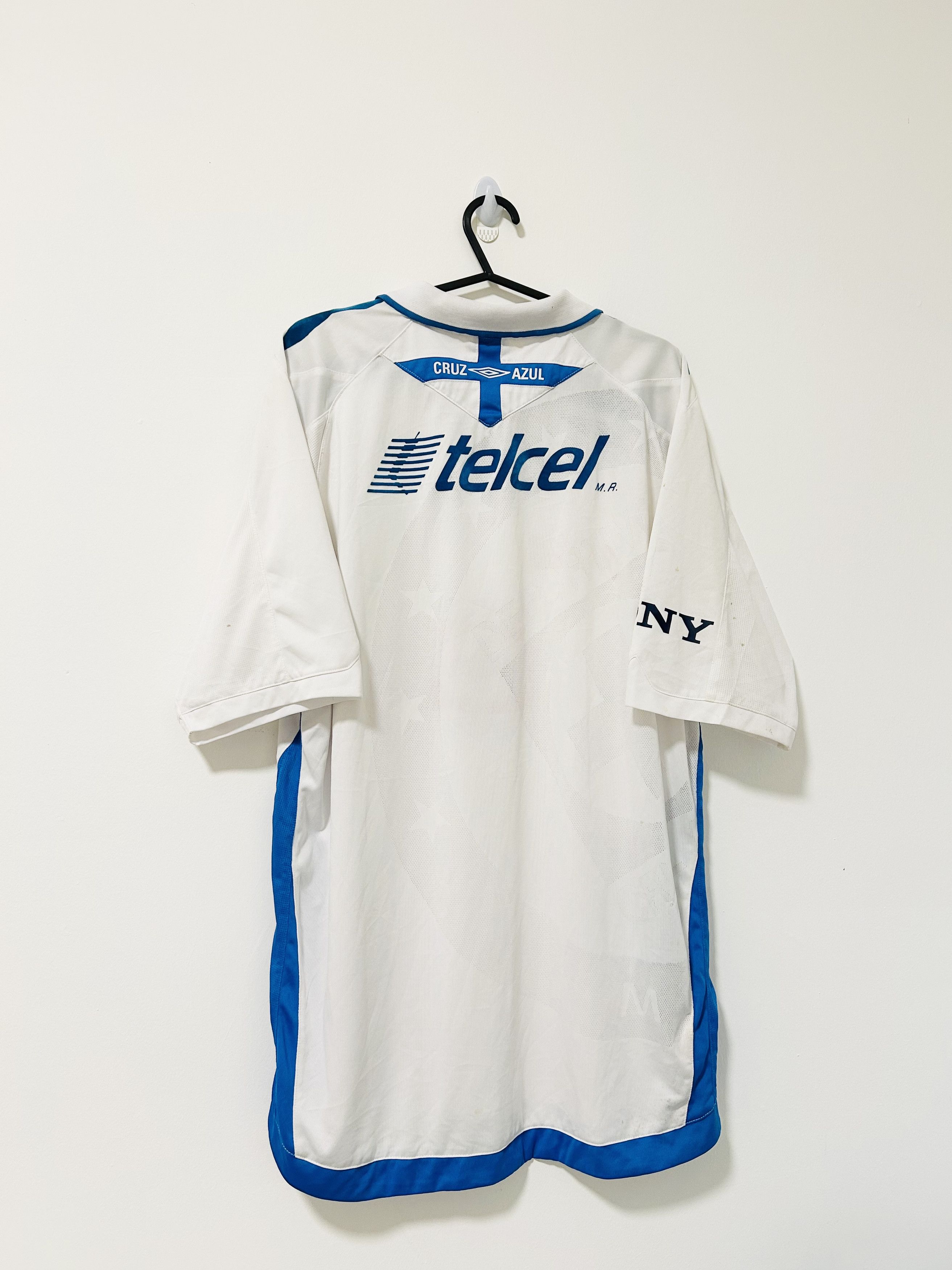 Vintage Cruz Azul 2008/09 away jersey Size US L / EU 52-54 / 3 - 2 Thumbnail