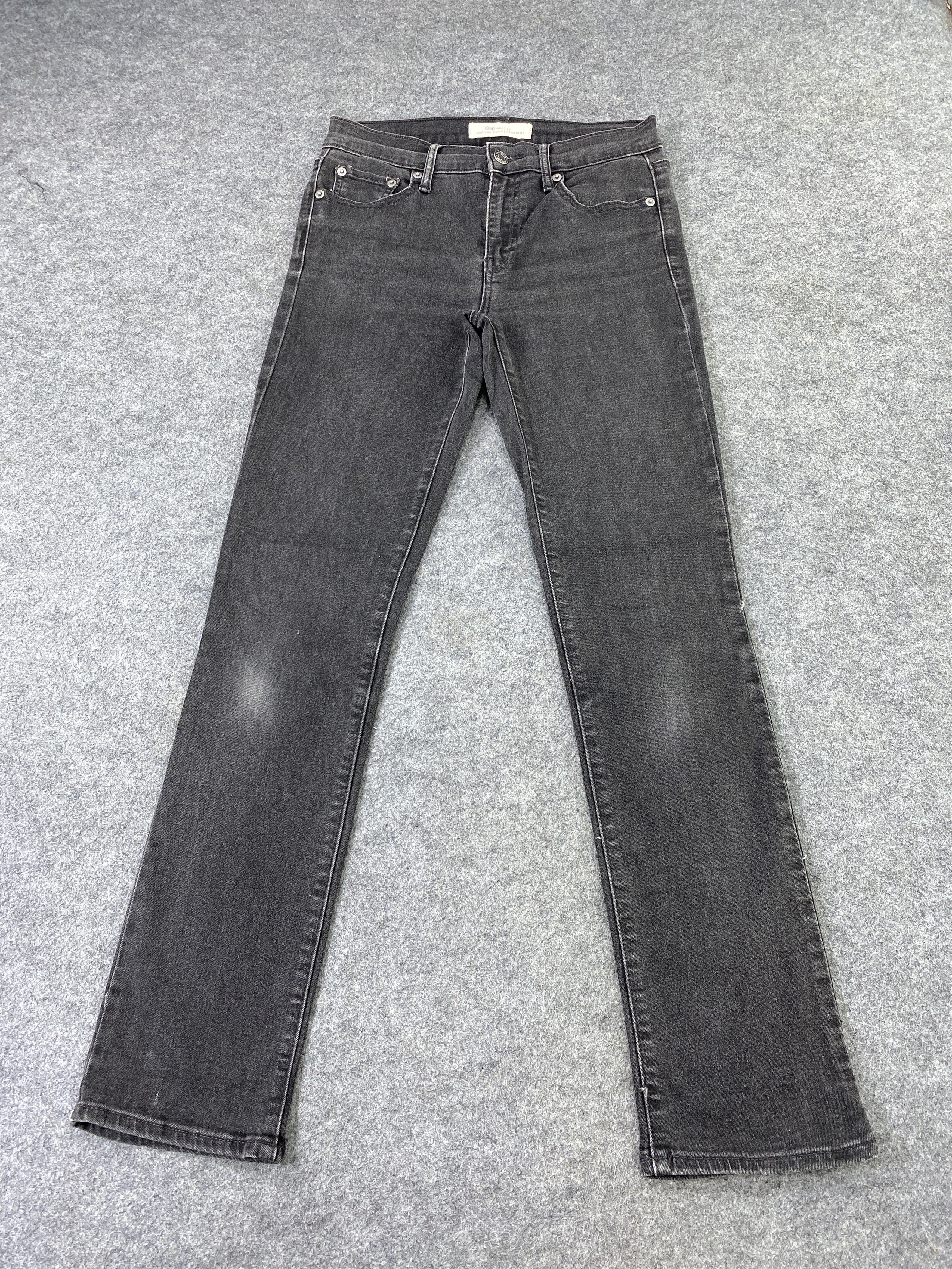 Gap Gap Straight soft Black Jeans - J1064 Size 27" / US 4 / IT 40 - 2 Thumbnail