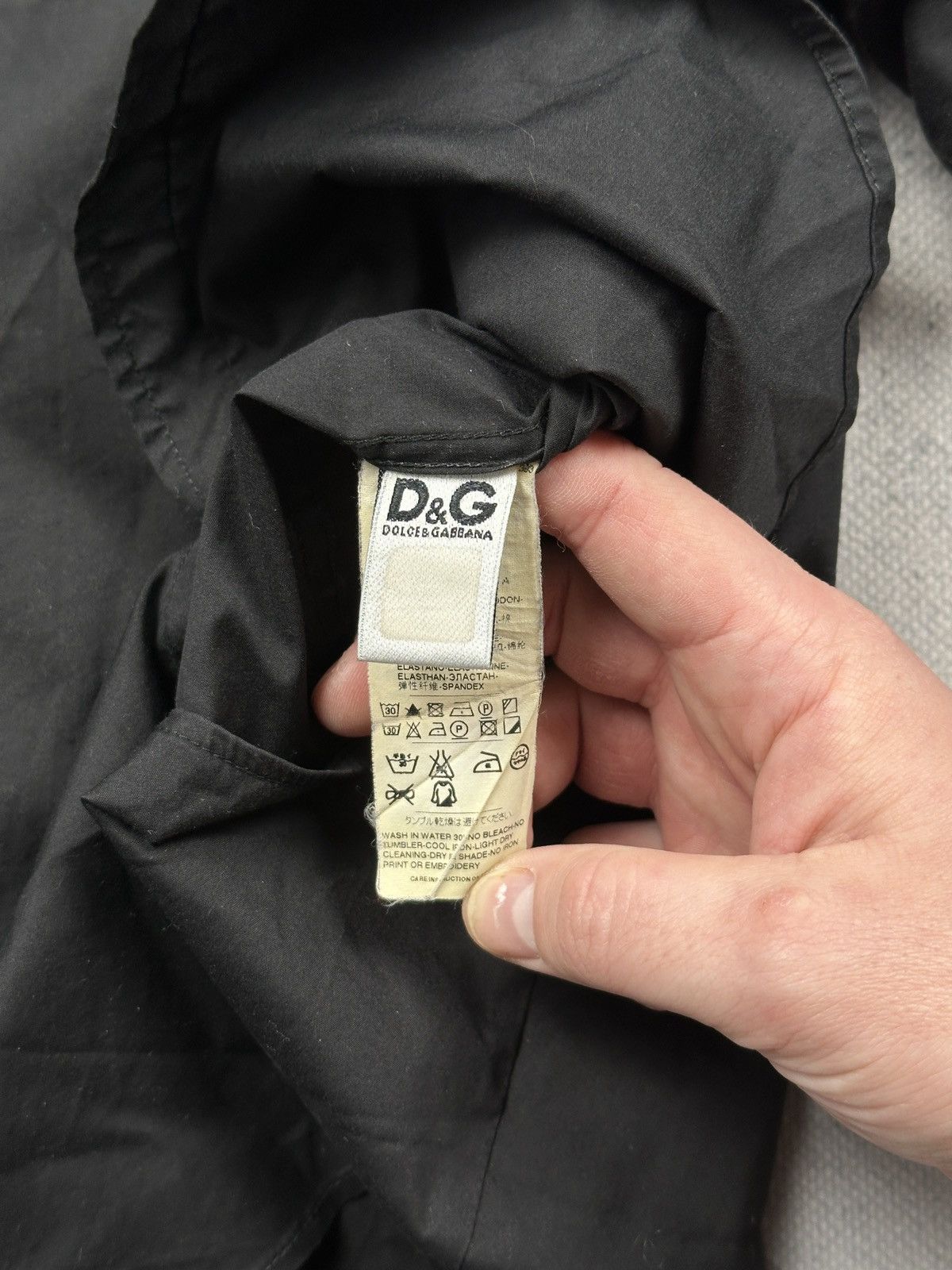 Dolce & Gabbana Dolce And Gabbana D&G George Black Button Up Shirt Slim Fit Size US L / EU 52-54 / 3 - 9 Thumbnail