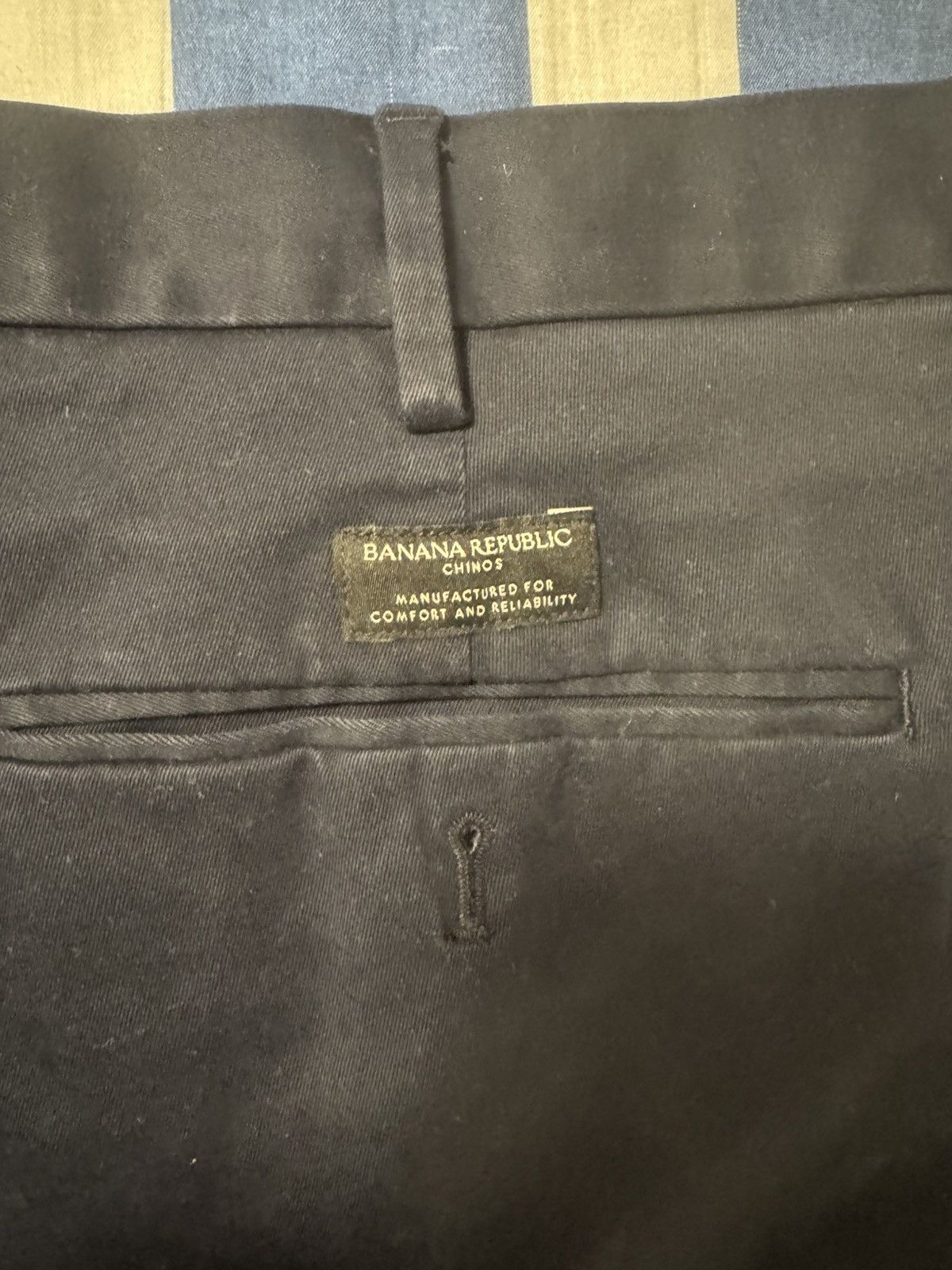 Banana Republic Banana Republic Slim Rapid Movement Chino Navy Blue Size US 42 / EU 58 - 8 Thumbnail