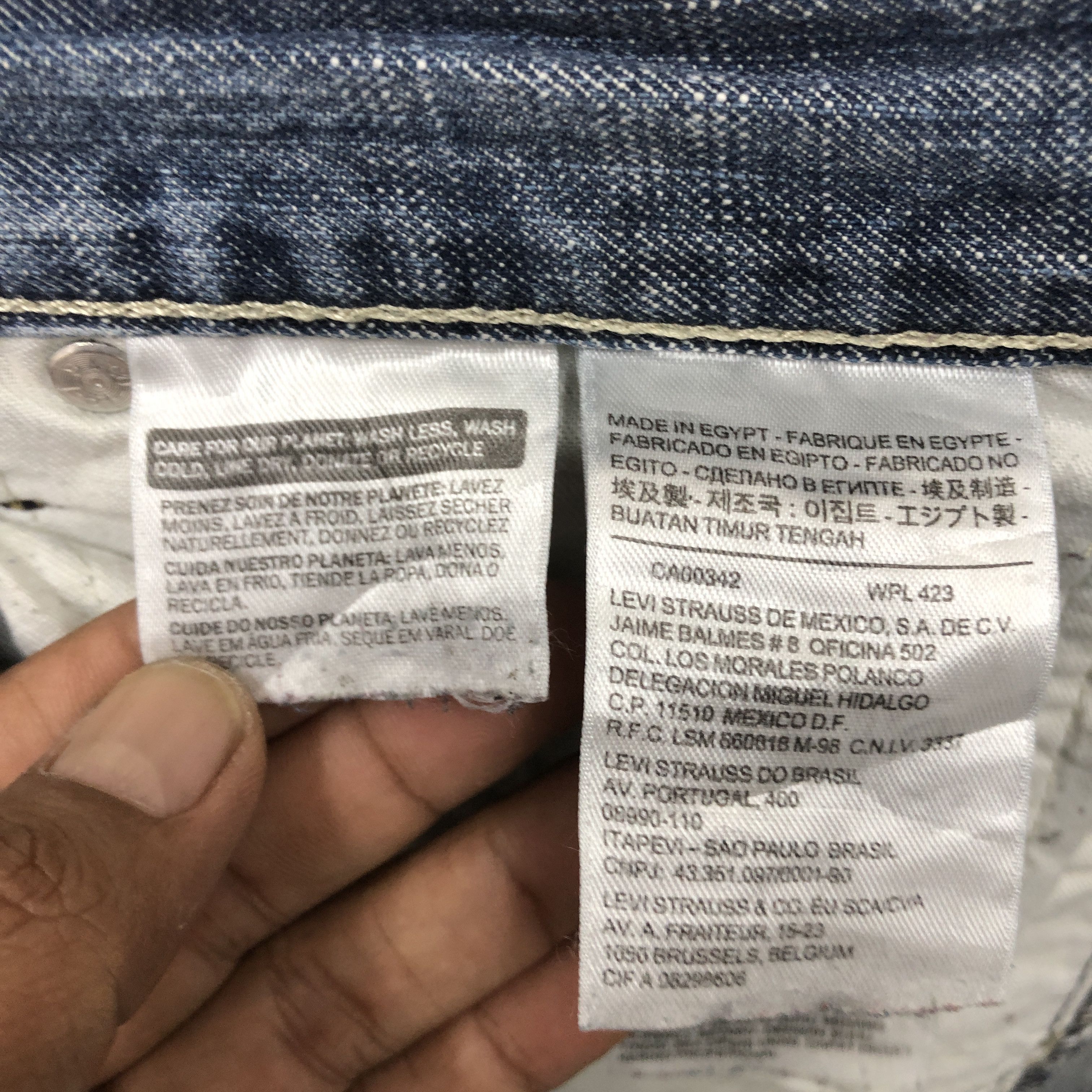 Levi's Vintage Y2K Baggy Levis 569 Jeans Faded Light Wash Denim Size US 36 / EU 52 - 6 Thumbnail