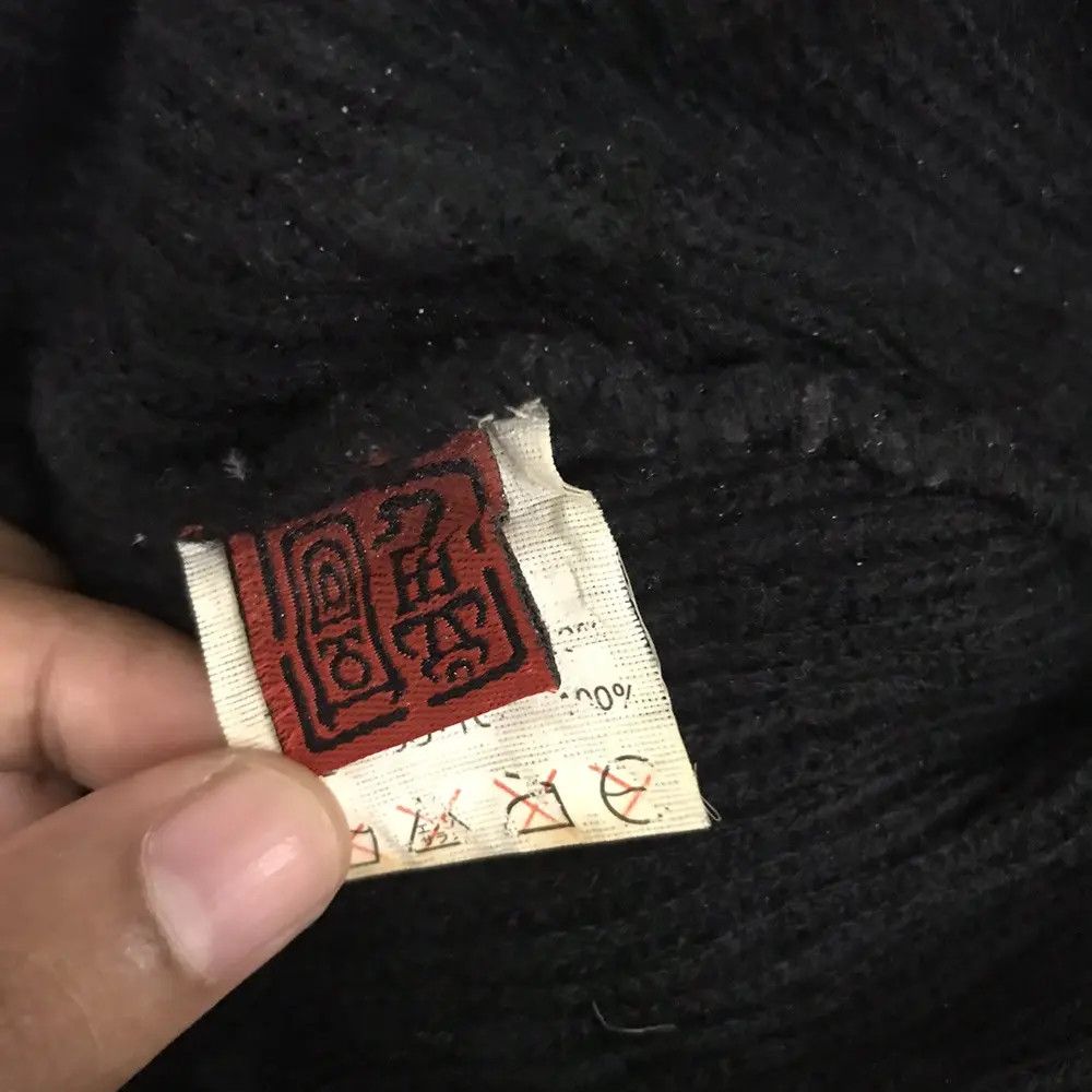 Japanese Brand × Vintage Japanese Brand Dragon Stripe Design Beanie Hat Size ONE SIZE - 7 Thumbnail