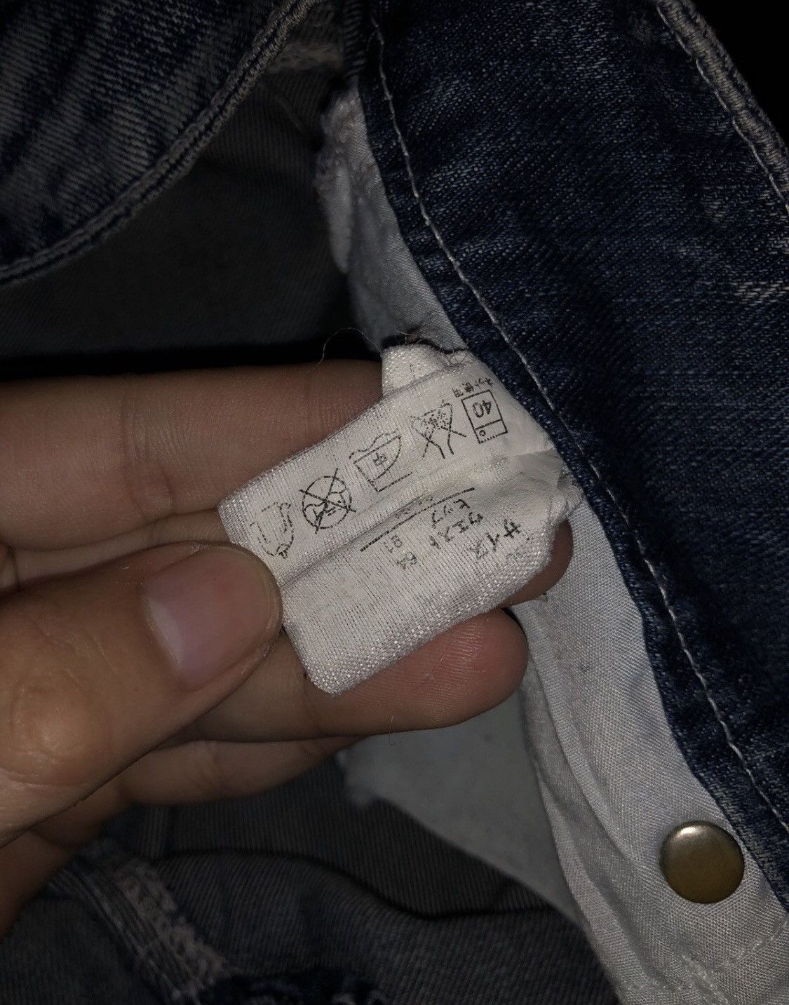 Hysteric Glamour × Japanese Brand × Seditionaries The Vintage Standard Design Honey Comb Denim Pants Size US 31 - 11 Thumbnail