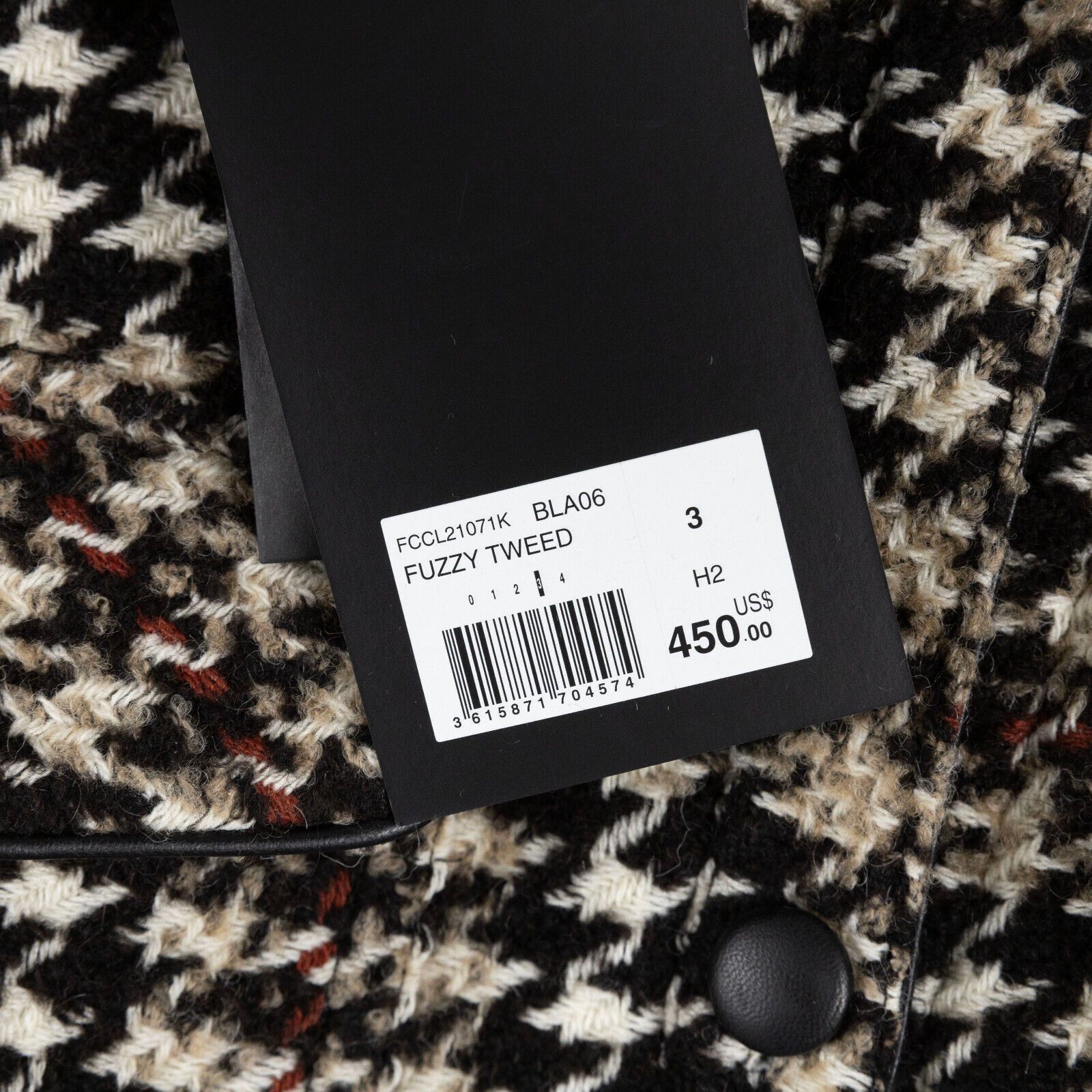 The Kooples The Kooples Women Tweed Jacket Black Multi Size 3/L Size L / US 10 / IT 46 - 4 Thumbnail