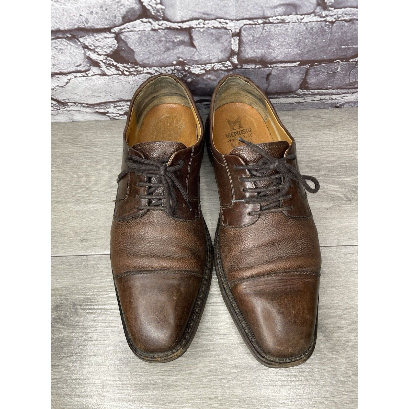 Mephisto Mephisto Goodyear Welt Brown Leather Oxfords Cap Toe Shoes M Size US 9.5 / EU 42-43 - 17 Thumbnail