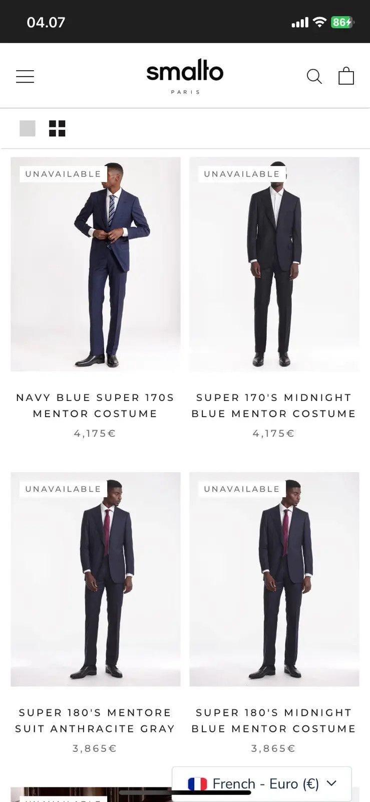 Francesco Smalto ( €3500+ Suit ) Francesco Smalto jacquat wool trouser Size US 32 / EU 48 - 6 Thumbnail