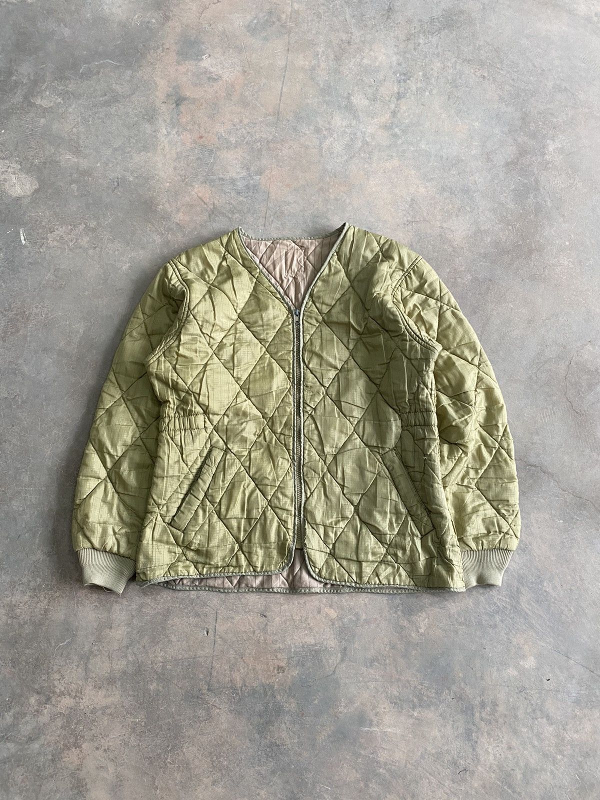 Japanese Brand × Vintage SICK WW2 QUILTED CARDIGAN JACKET 60s 70s LGB Size US S / EU 44-46 / 1 - 7 Thumbnail