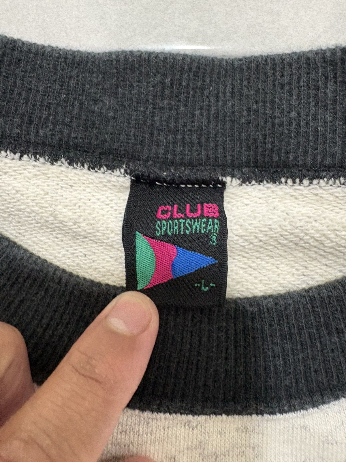 Japanese Brand Rare Vintage club sportwear sweatshirt copyright 1993 Size US L / EU 52-54 / 3 - 5 Thumbnail