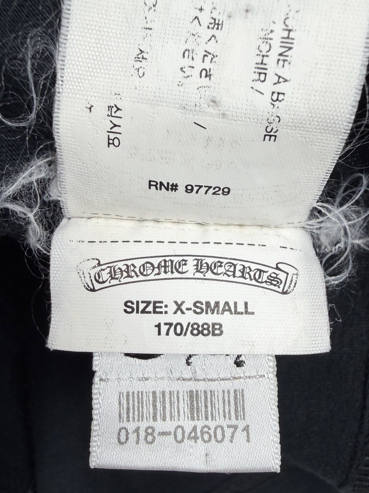 Chrome Hearts Chrome Hearts Neck Logo Scroll Pocket Tshirt Black Size US XS / EU 42 / 0 - 9 Thumbnail